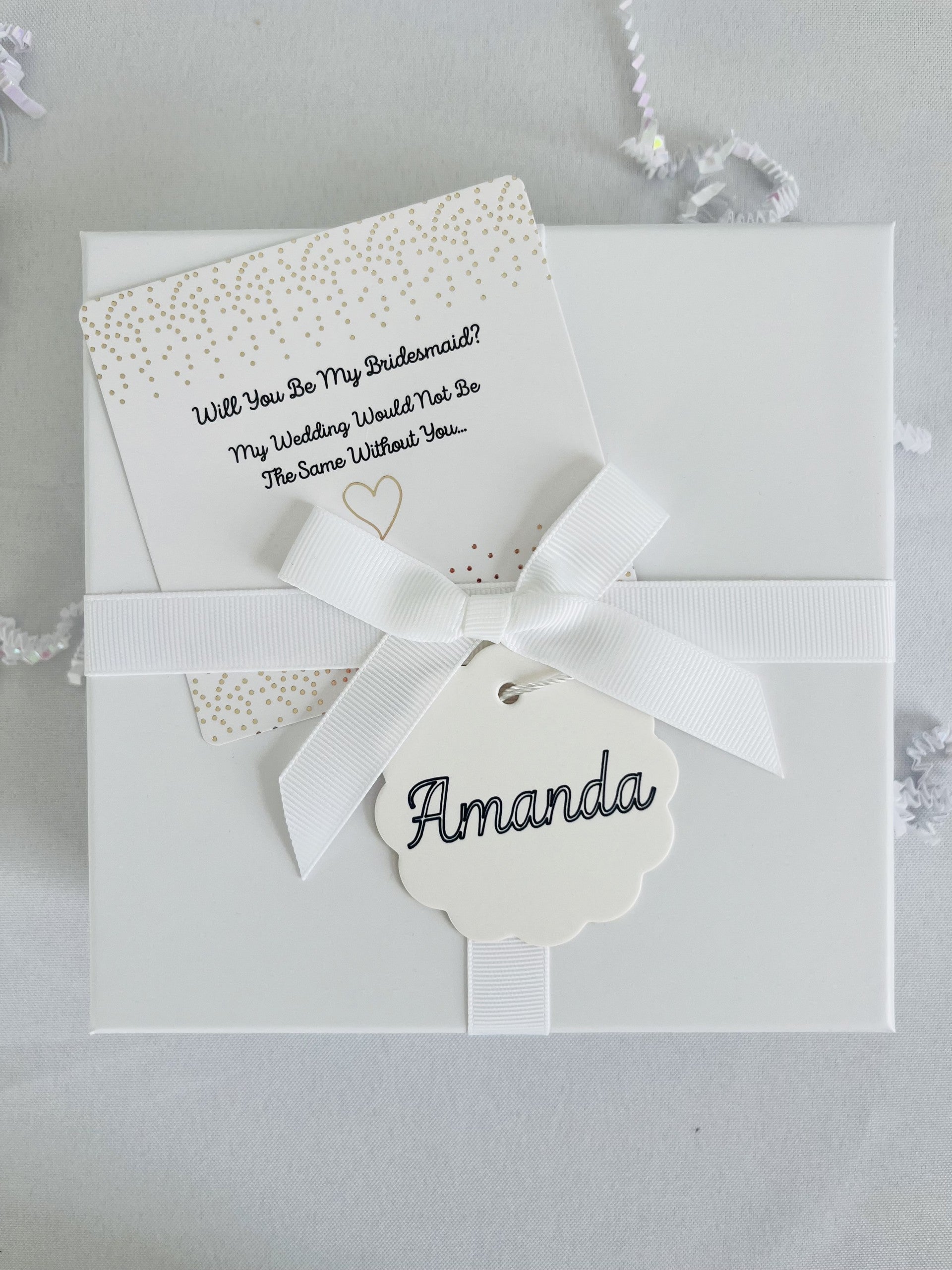 Personalized Bridesmaid Proposal Gift Box