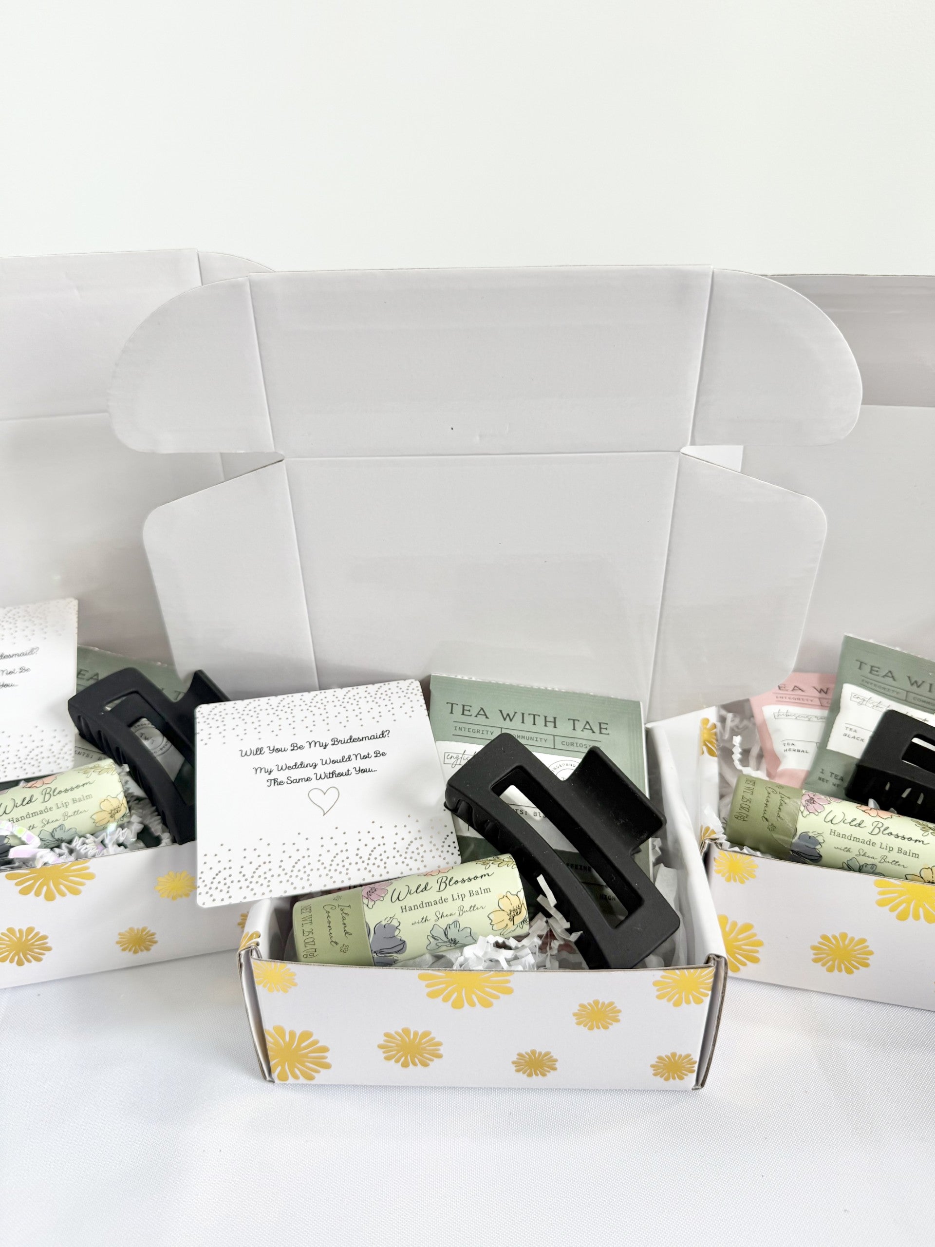 Personalized Wildflower Bridesmaid Proposal Gift Box