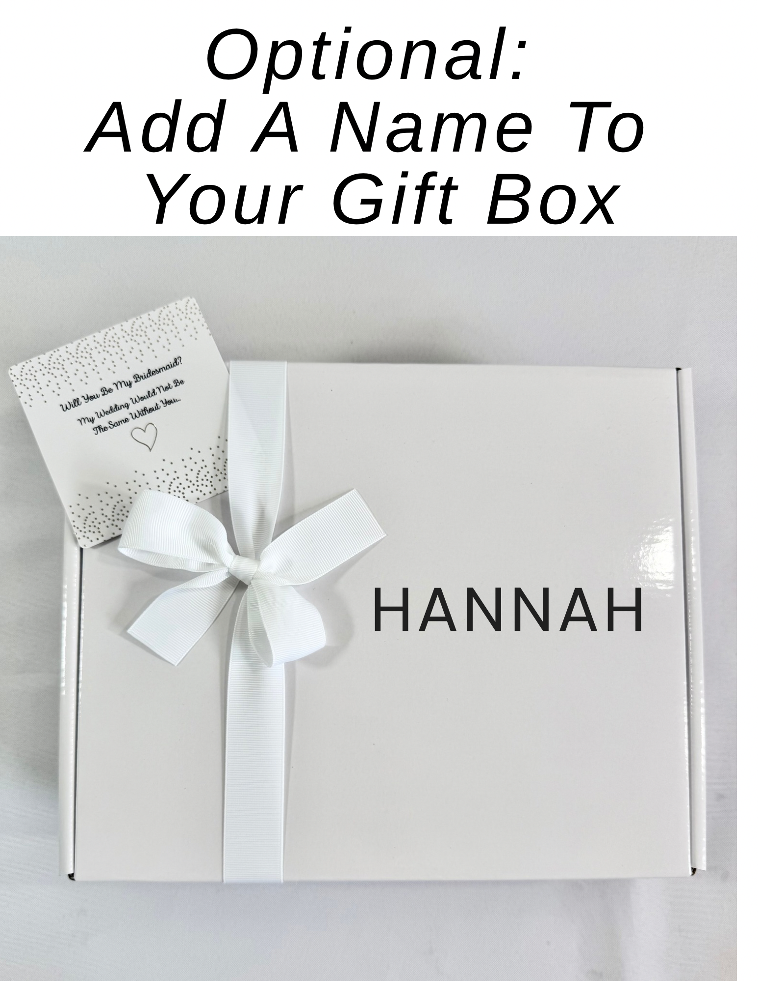 Personalized Bridesmaid Proposal Spa Gift Set