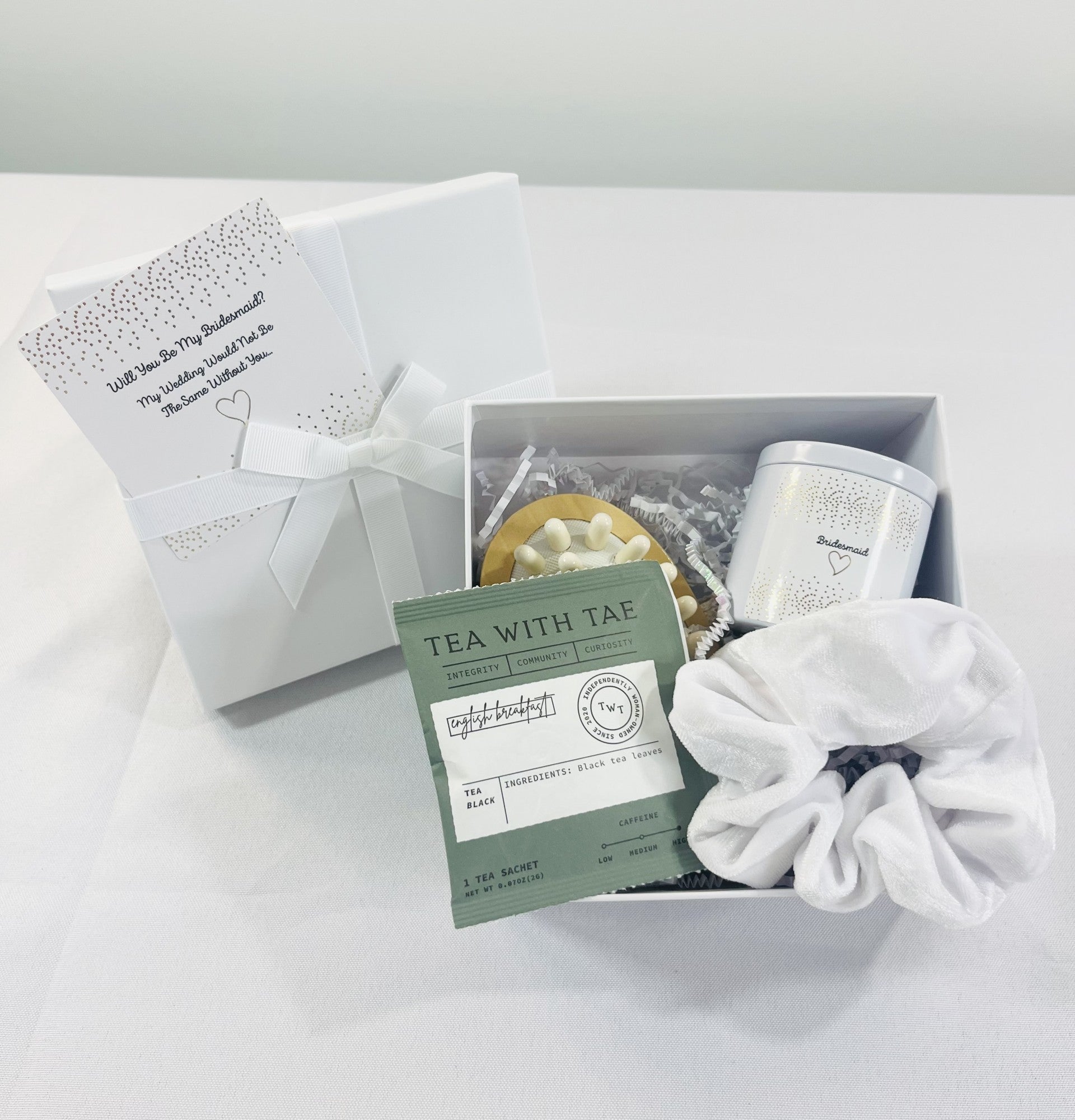 Bridesmaid Tea Proposal Box