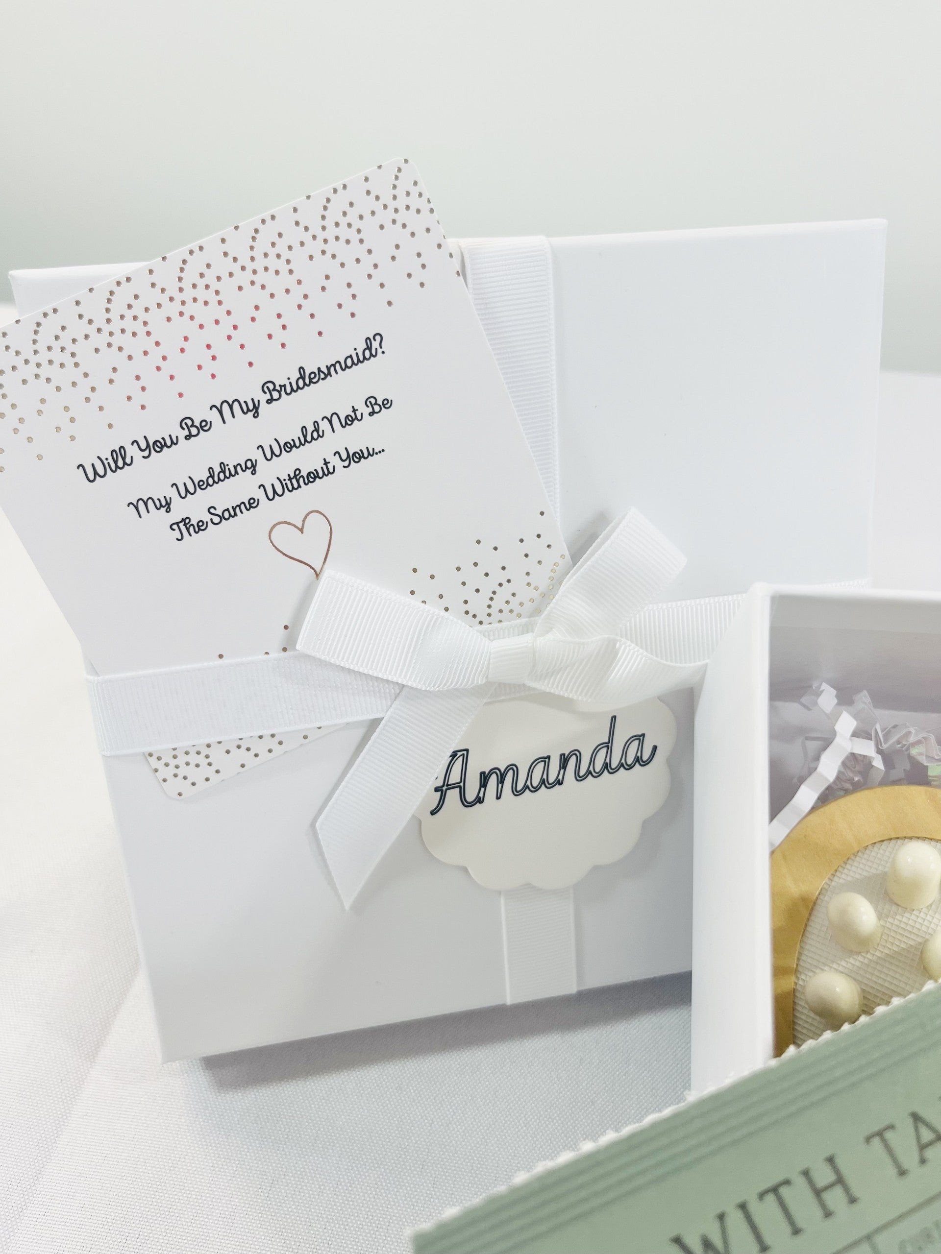 Bridesmaid Tea Proposal Box