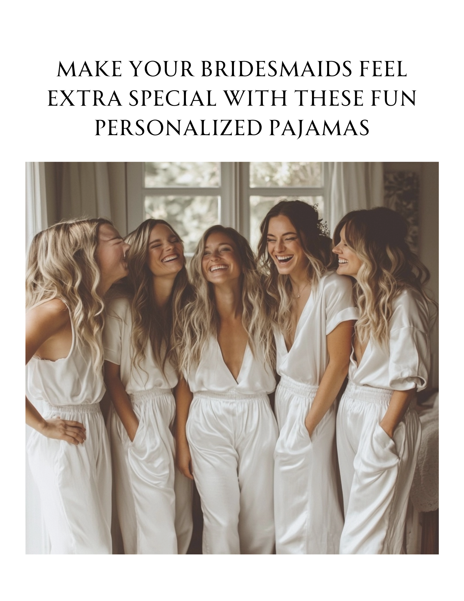 Personalized Bridesmaid Pajamas