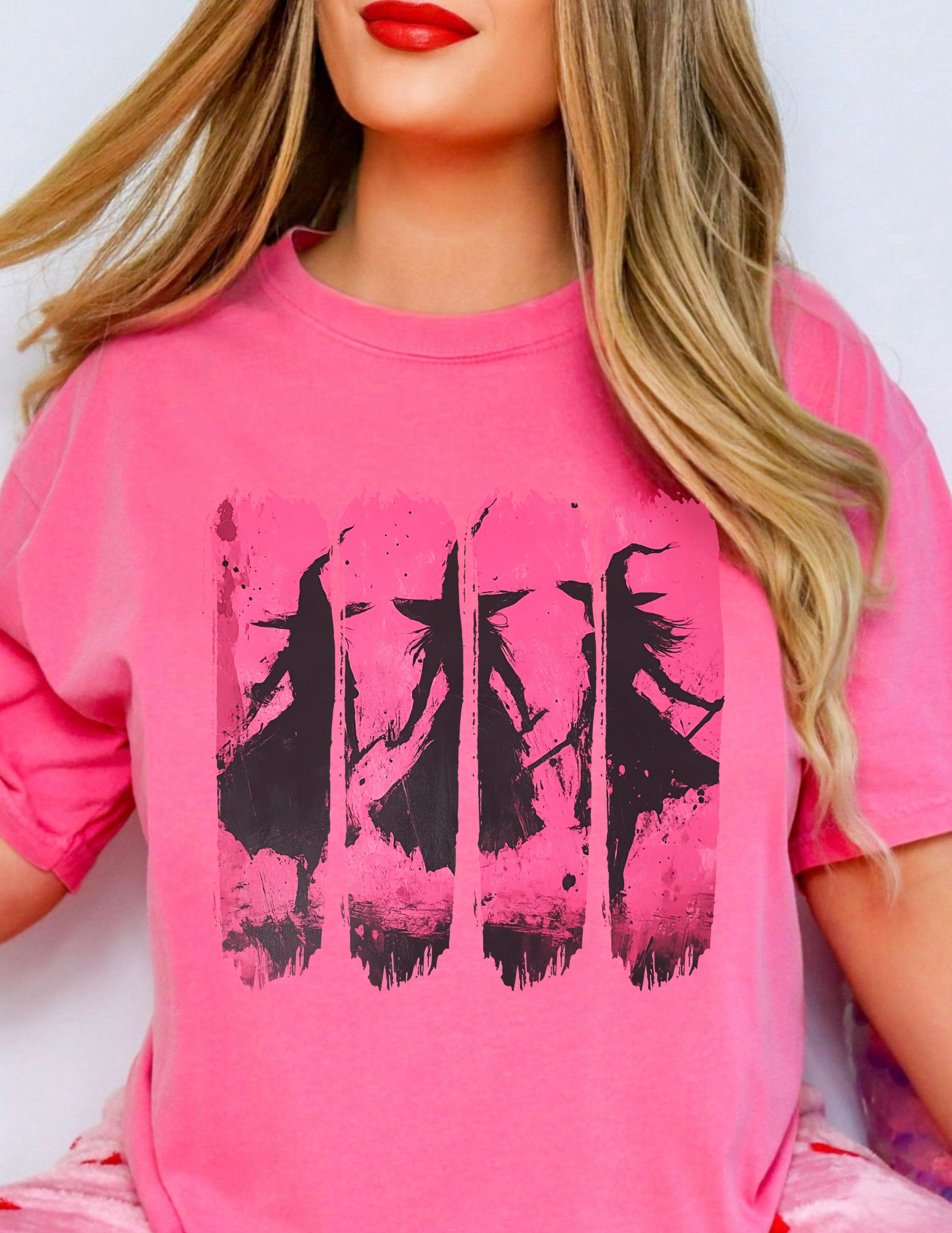 Brushstroke Witch Halloween Shirt