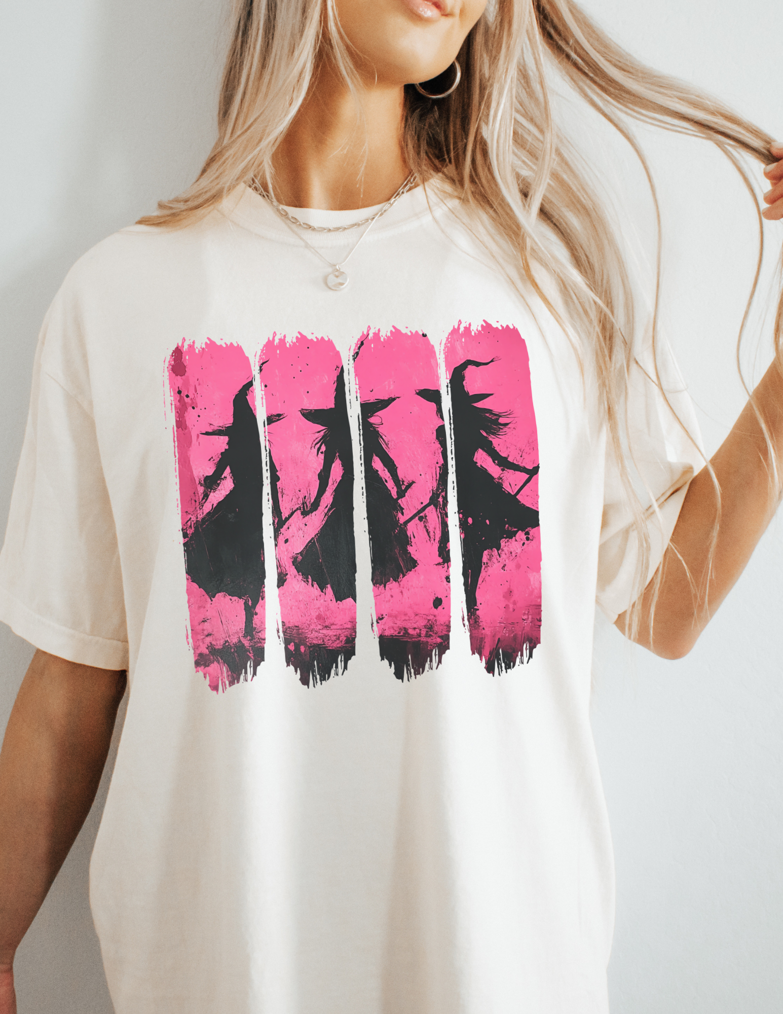 Brushstroke Witch Halloween Shirt