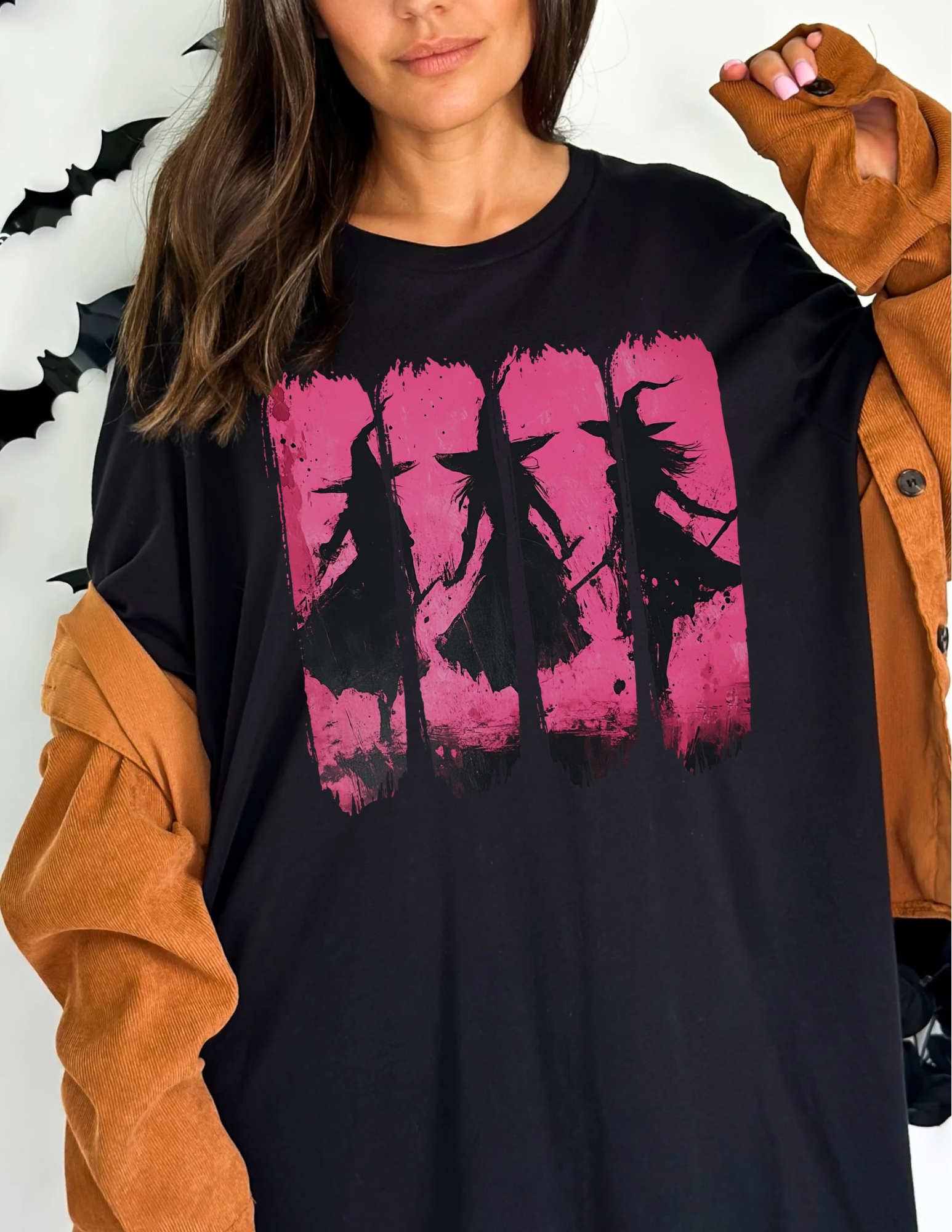 Brushstroke Witch Halloween Shirt