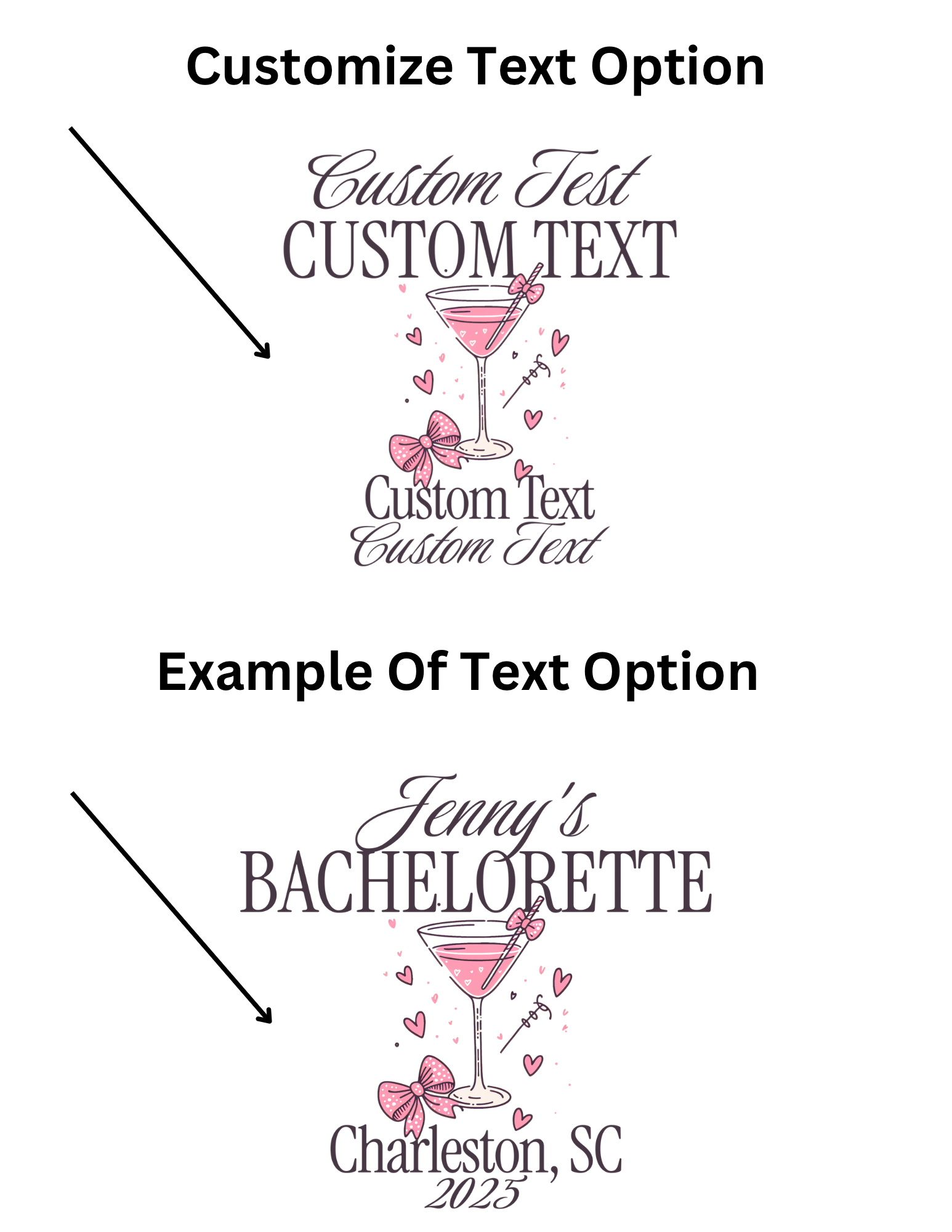 Personalized Coquette Bachelorette Shirt