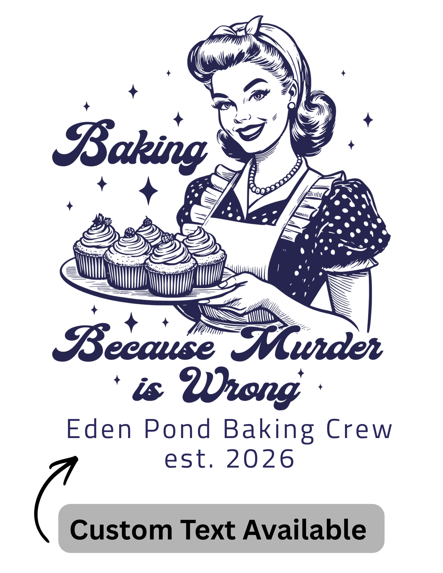 Custom Vintage Baking Apron