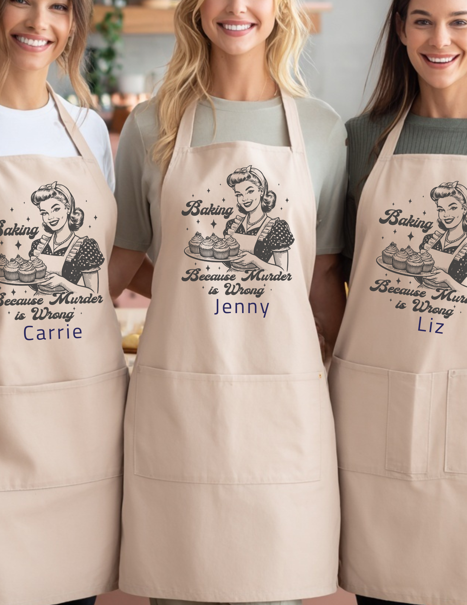 Custom Vintage Baking Apron