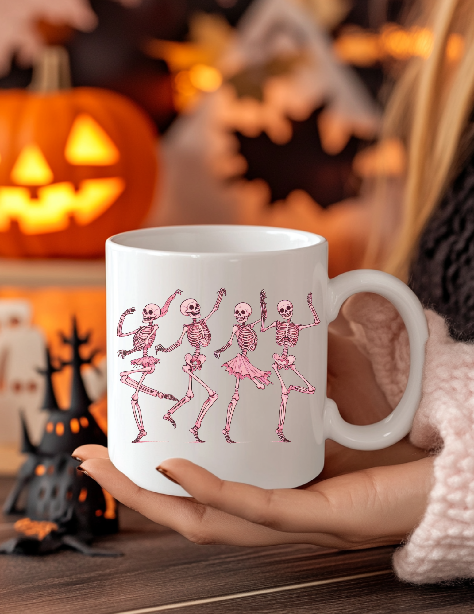 Dancing Skeleton Mug