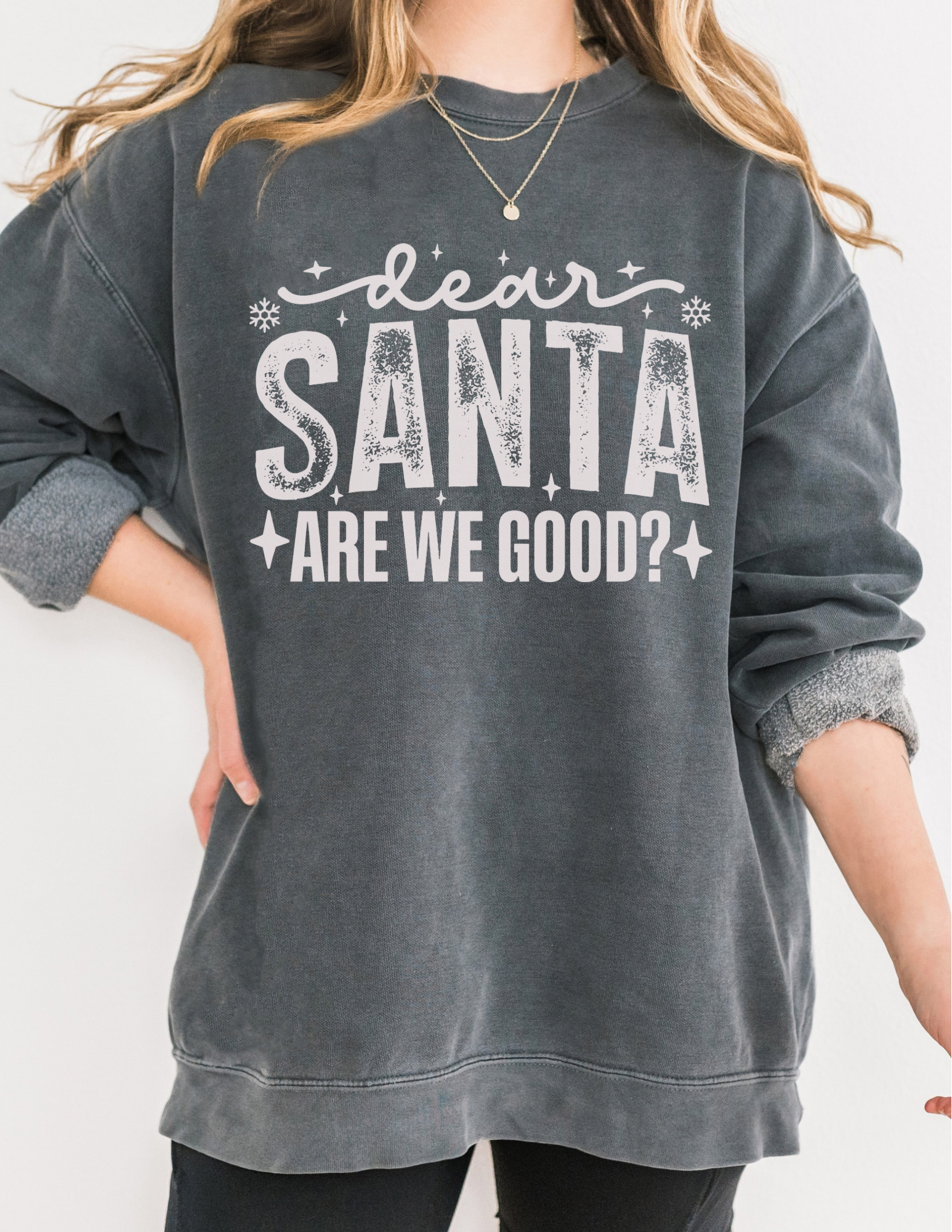 Cute Dear Santa Crewneck