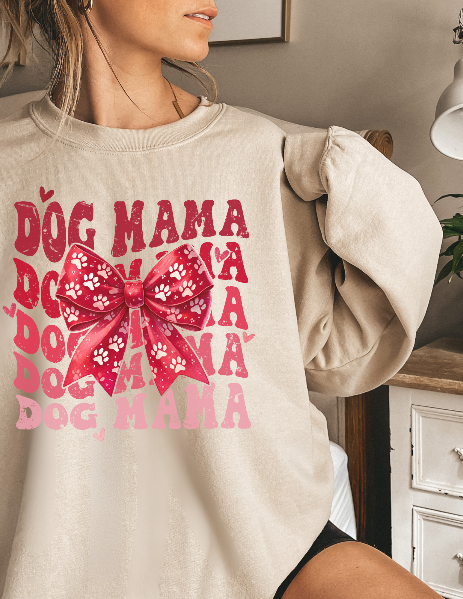 Coquette Dog Mama Valentine Shirt