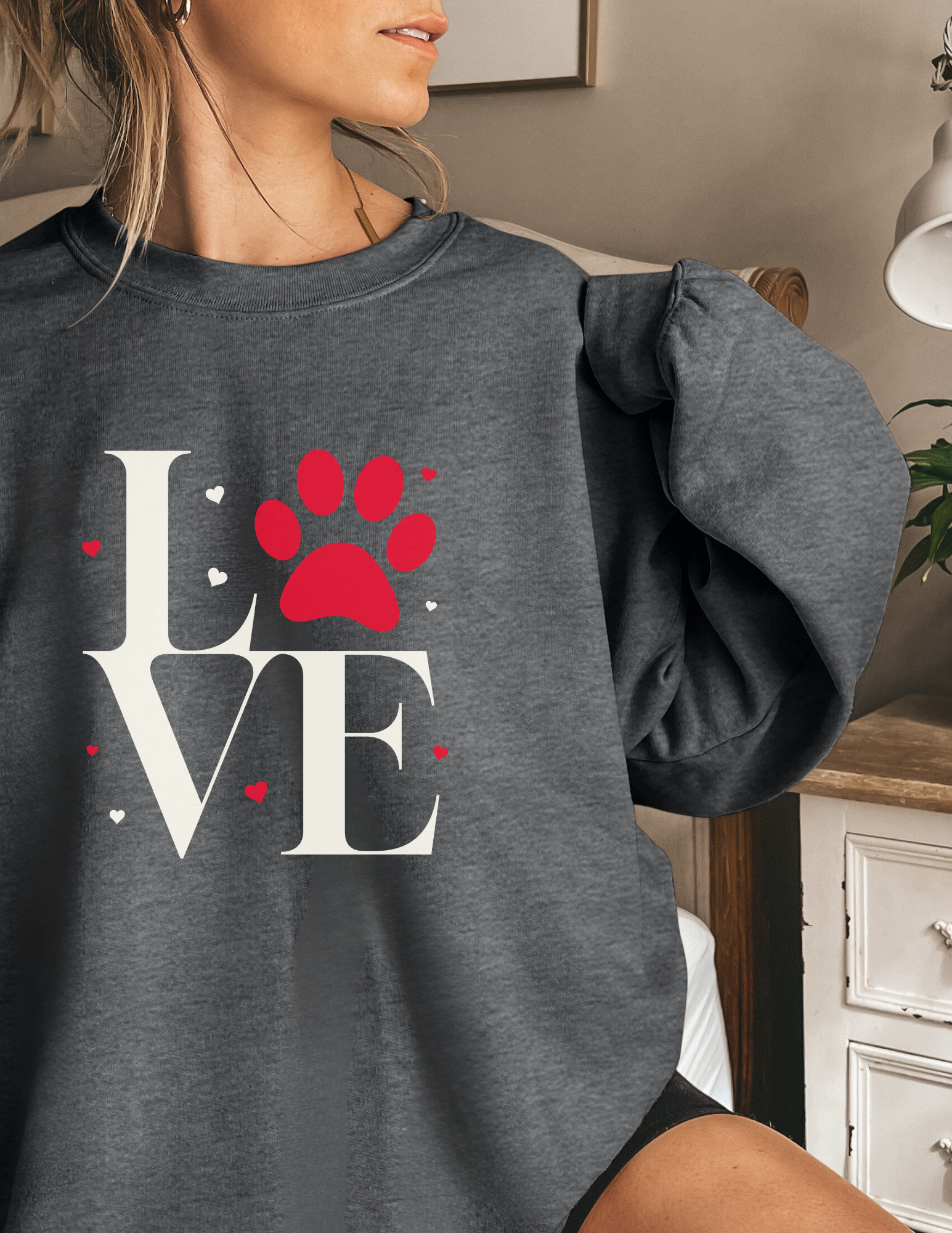 Dog Lover Valentine Crewneck