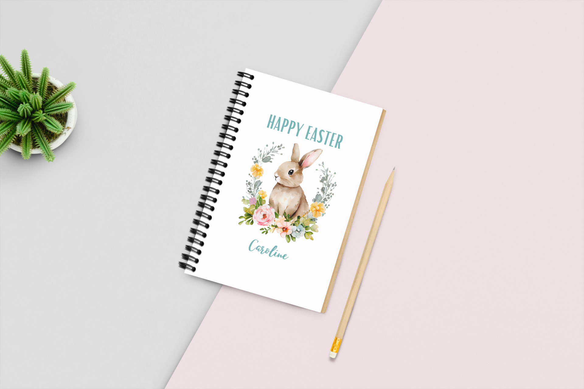 Personalized Easter Notebook