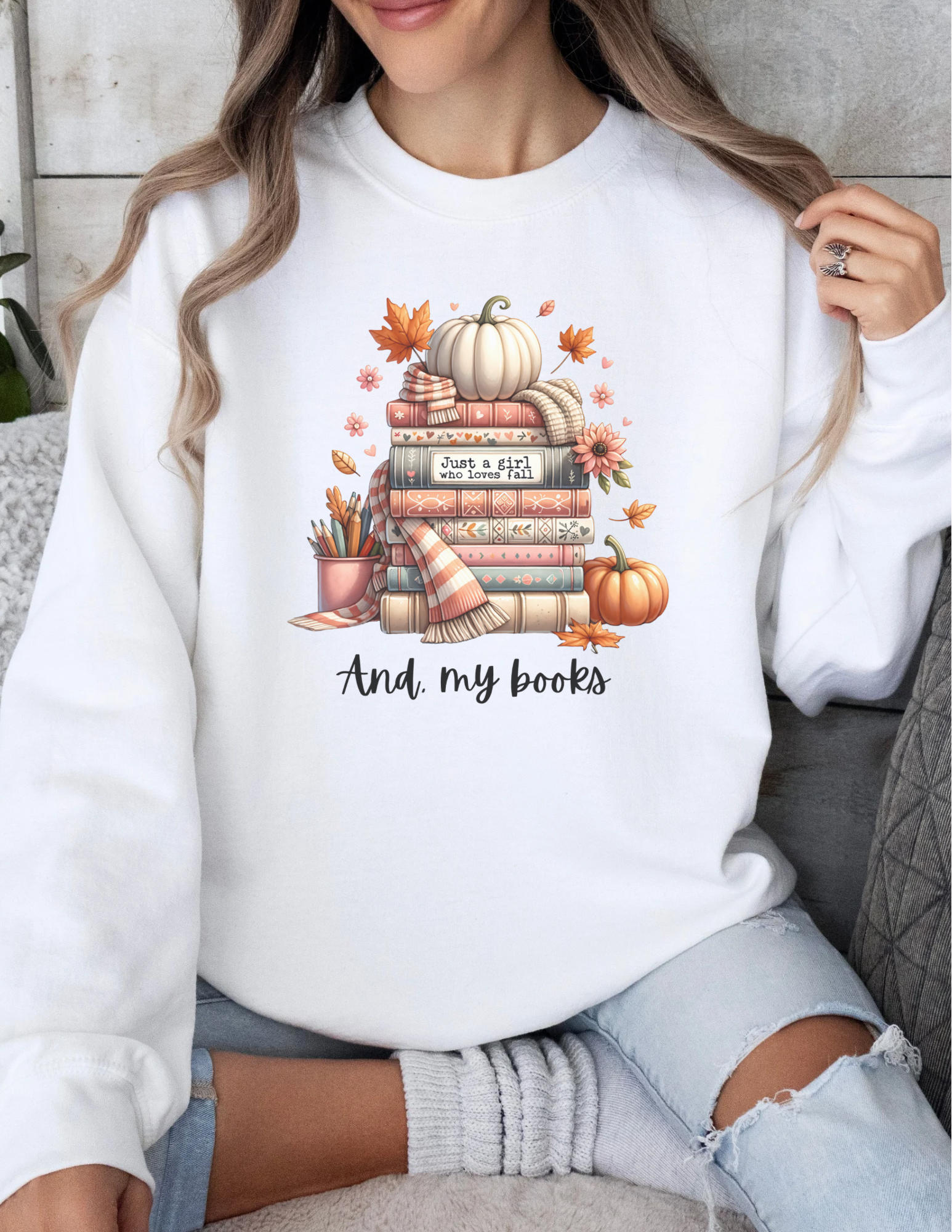 Book Lover Fall Sweatshirt