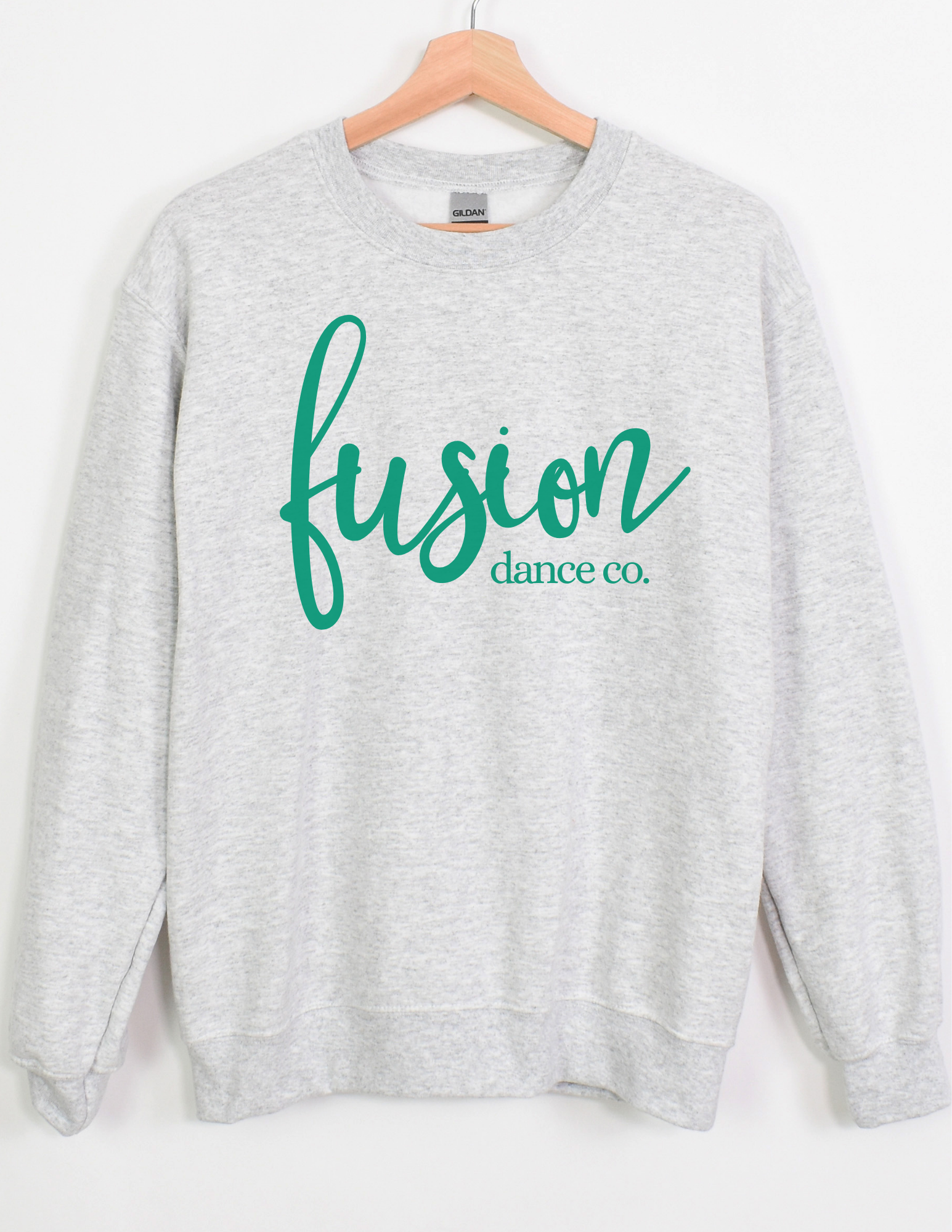 Custom Emerald Fusion Dance Co Crewneck & T-Shirt