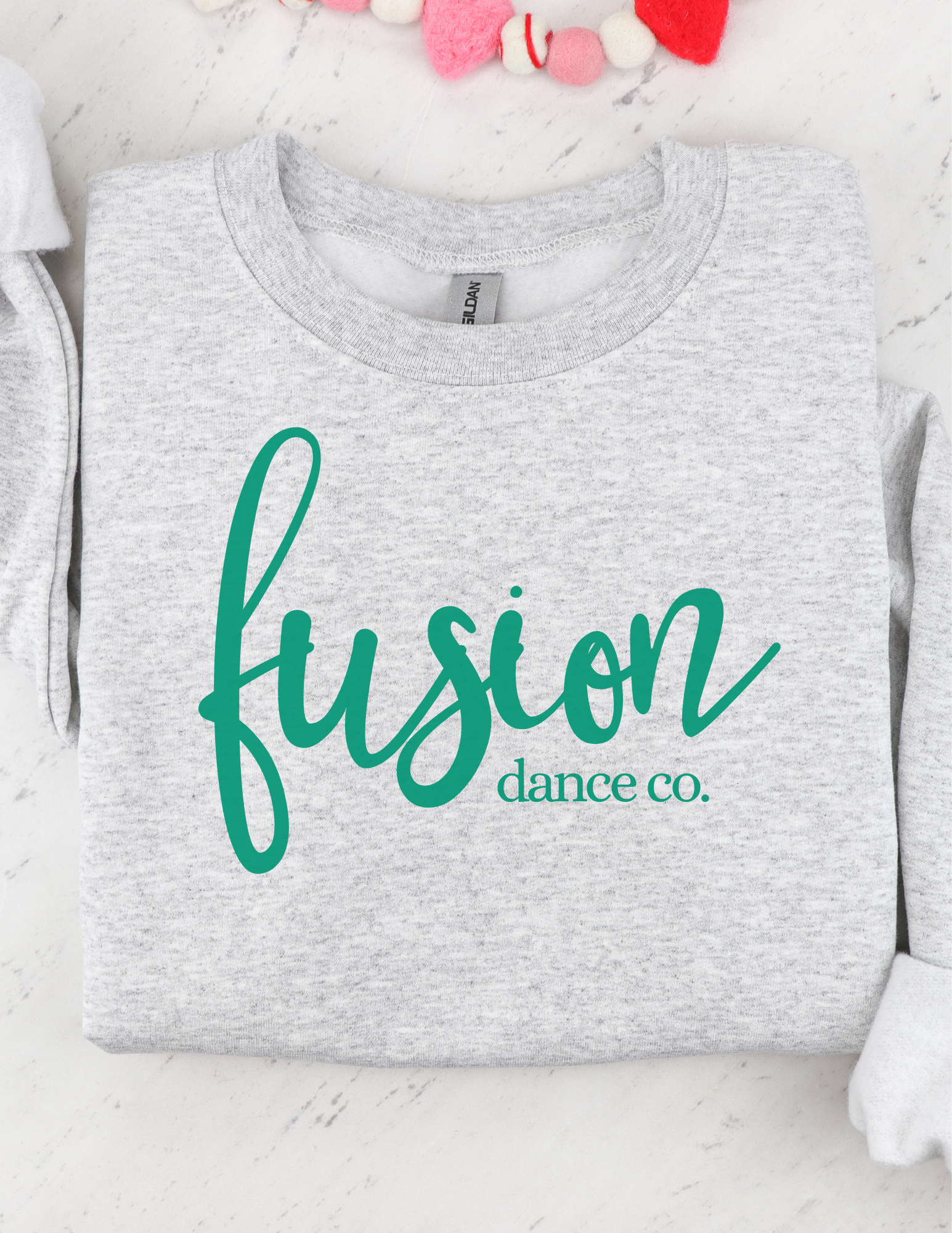 Custom Emerald Fusion Dance Co Crewneck & T-Shirt