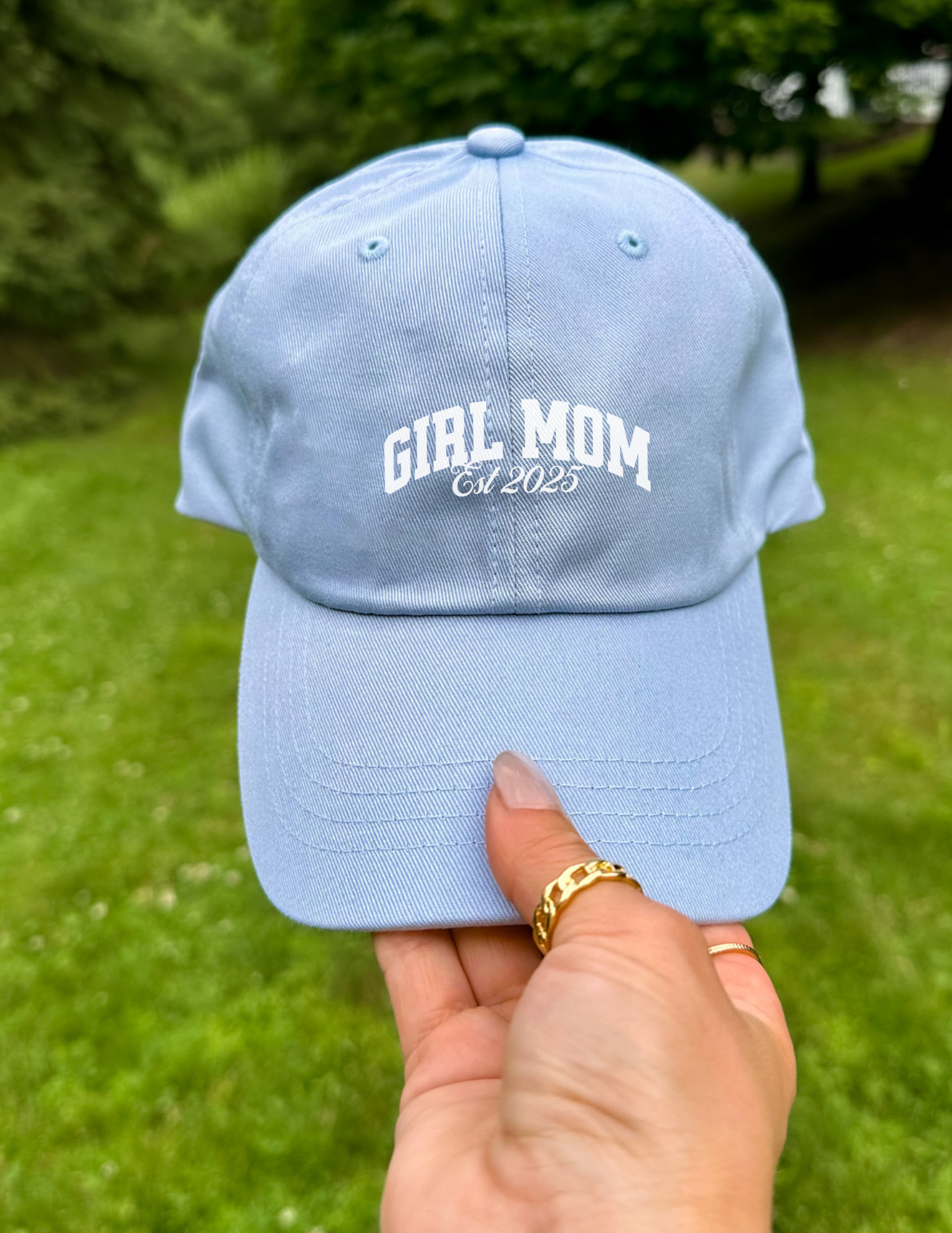 Customized Girl Mom Embroidered Hat