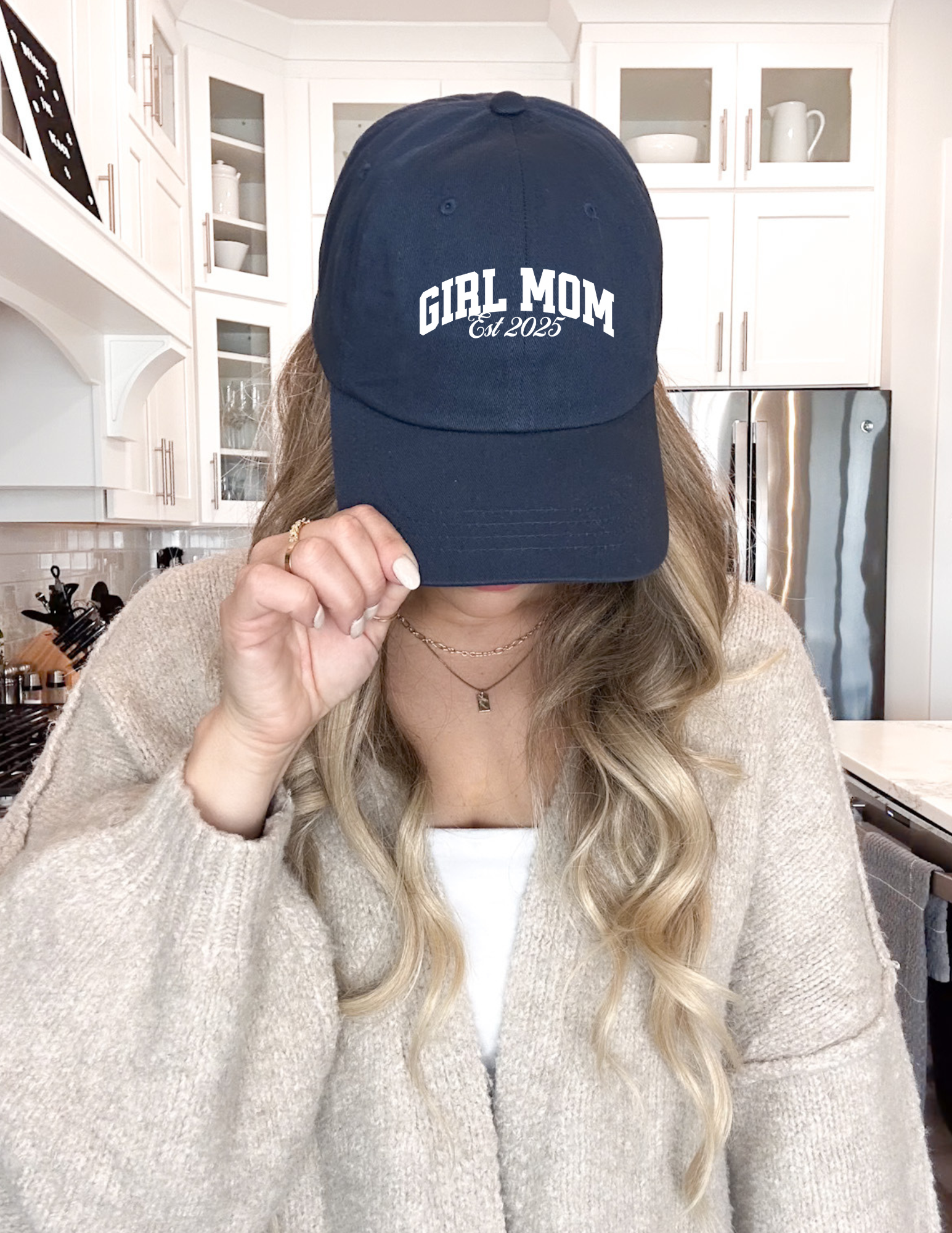 Customized Girl Mom Embroidered Hat