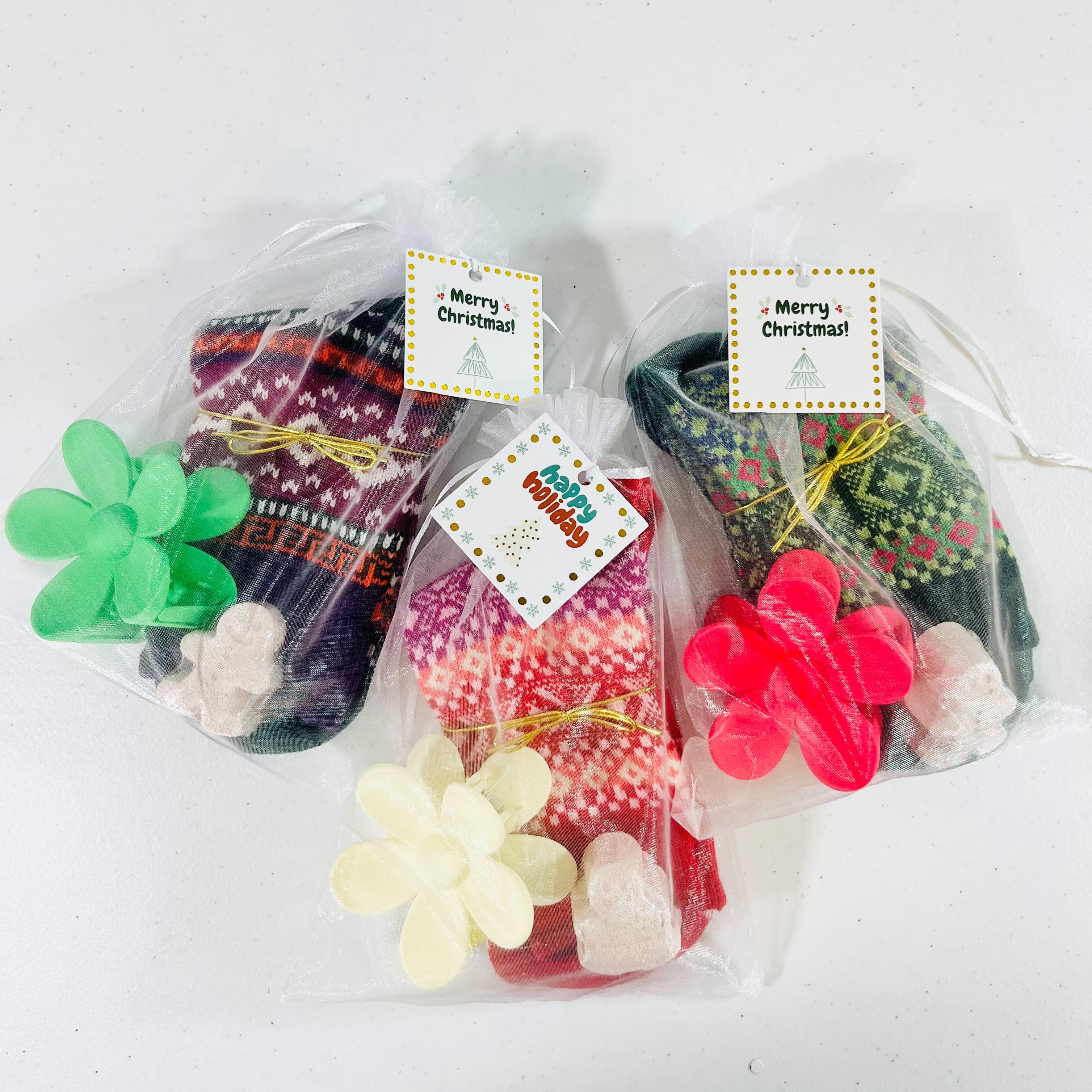 Holiday Sock Mini Spa Gift Set