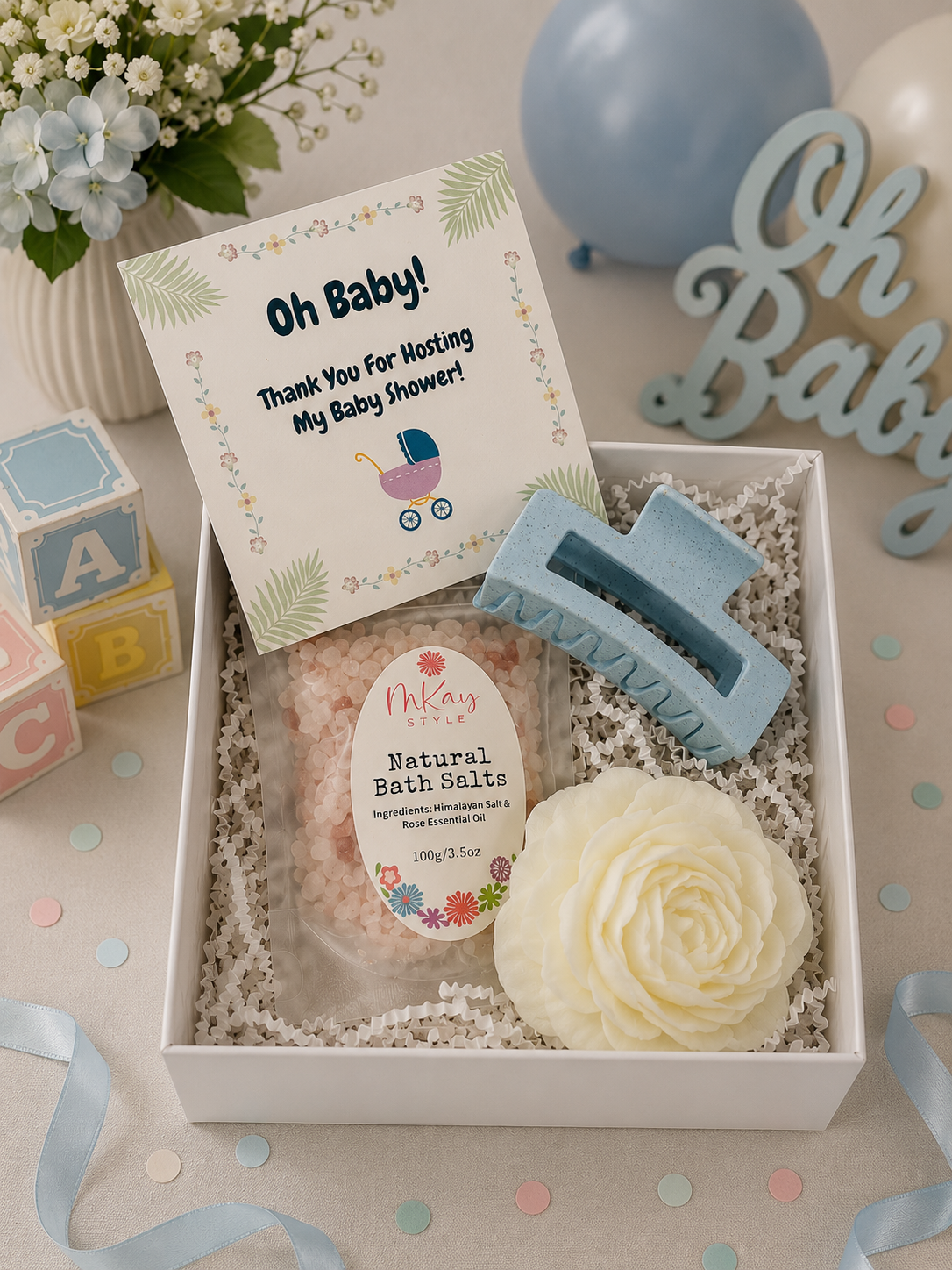 Personalized Baby Shower Hostess Gift Box – MKay Style Pink