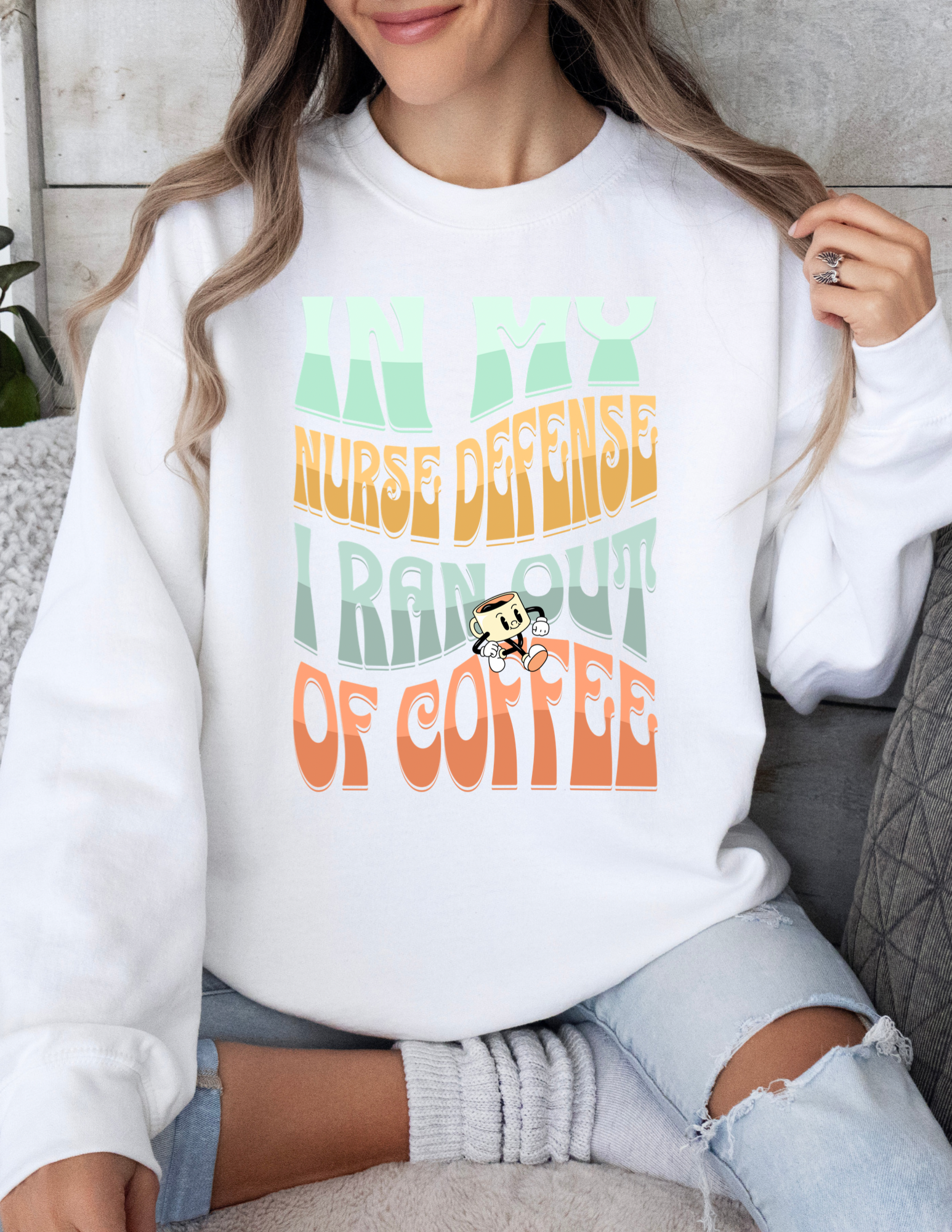 Coffee Nurse Sweatshirt