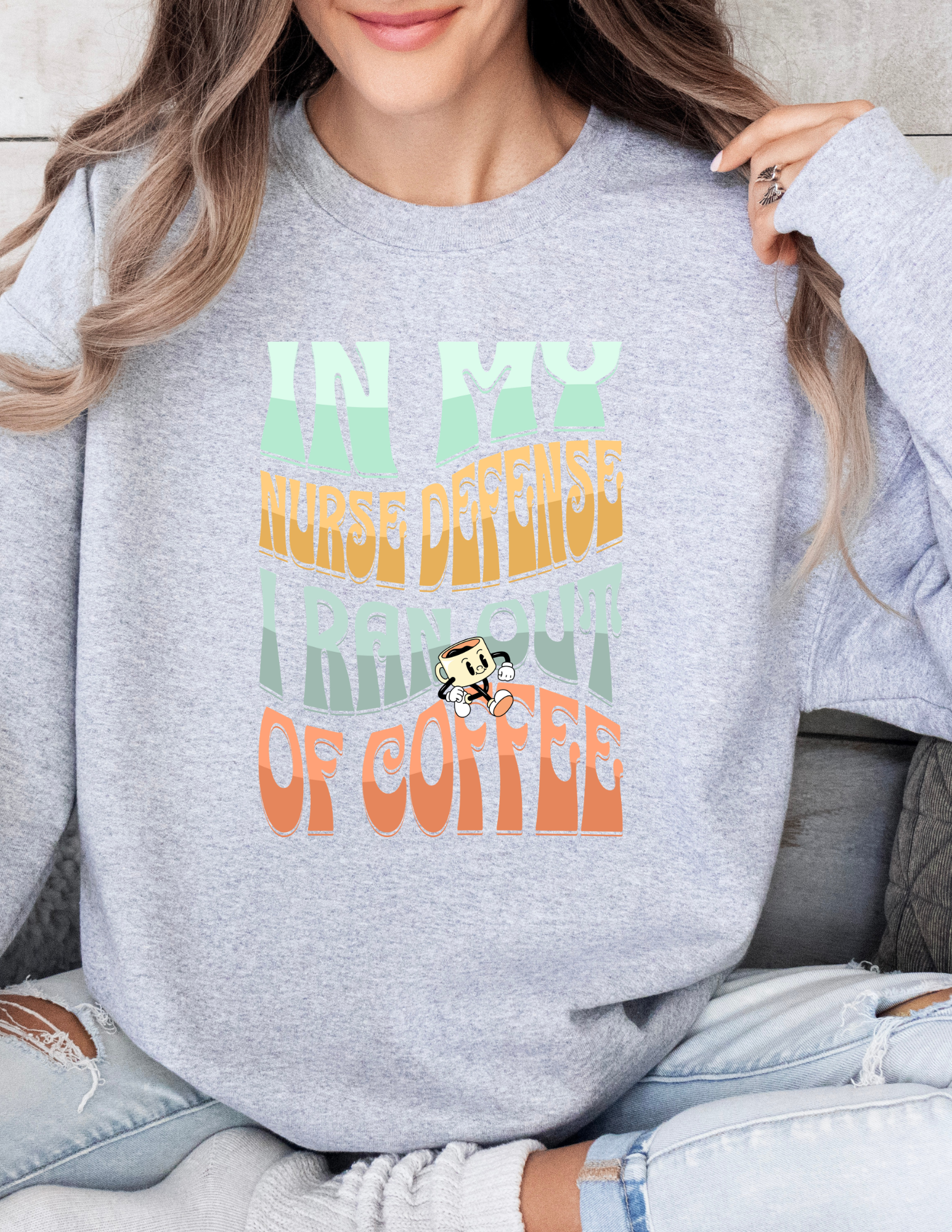 Coffee Nurse Sweatshirt