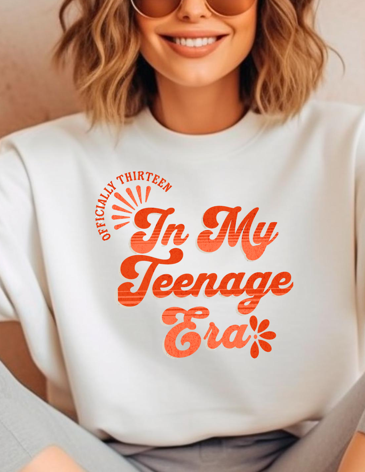 In My Teenage Era Sweatshirt, 13th Birthday Gift