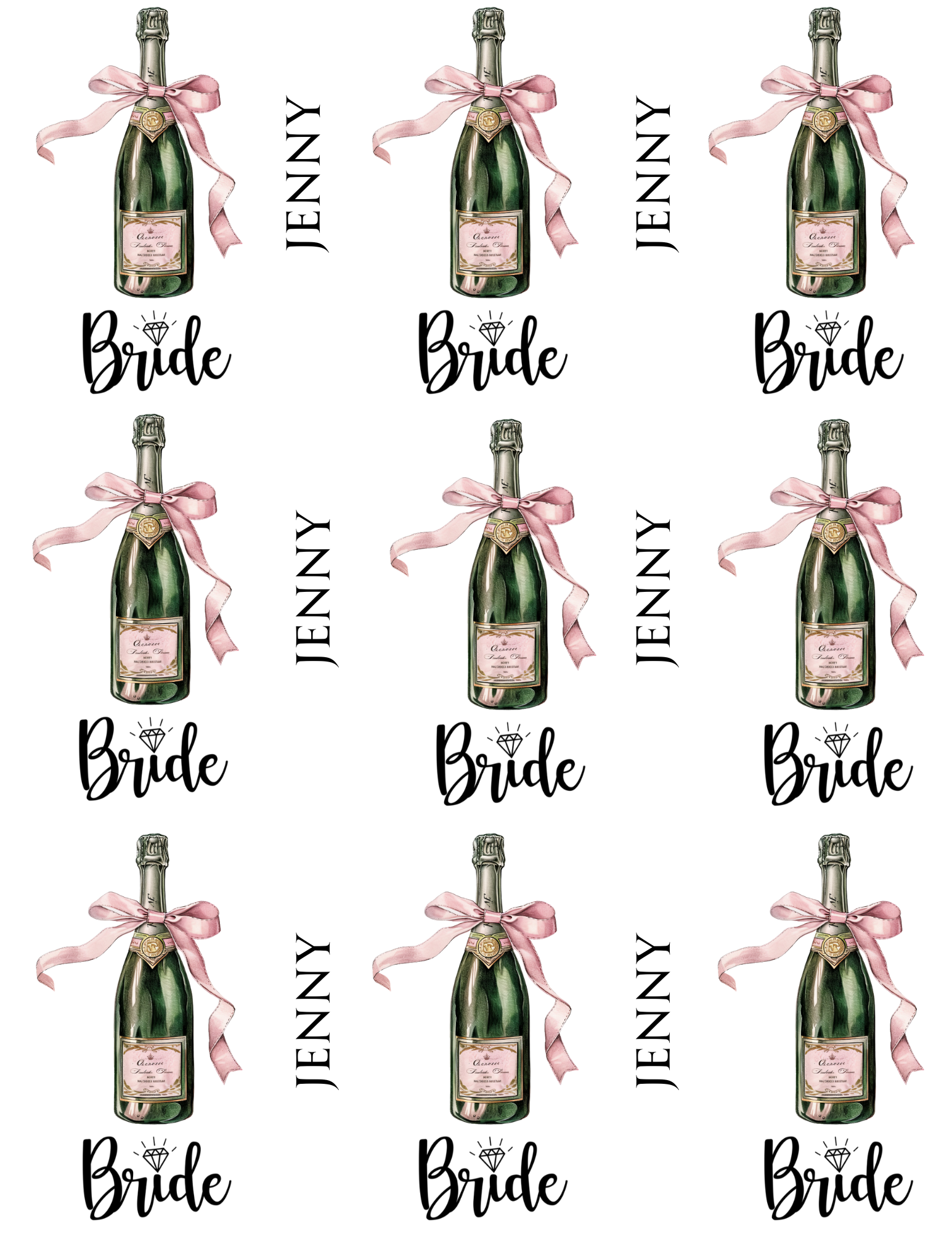 Personalized Bridesmaid Pajamas