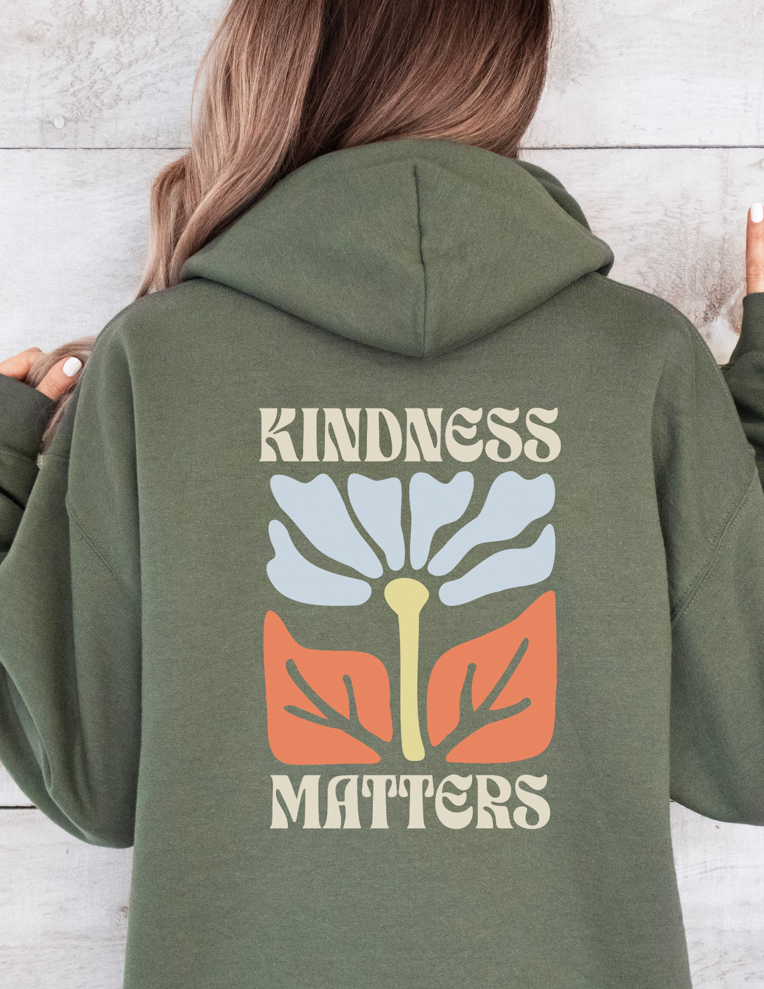 Kindness Matters Wildflower Hoodie