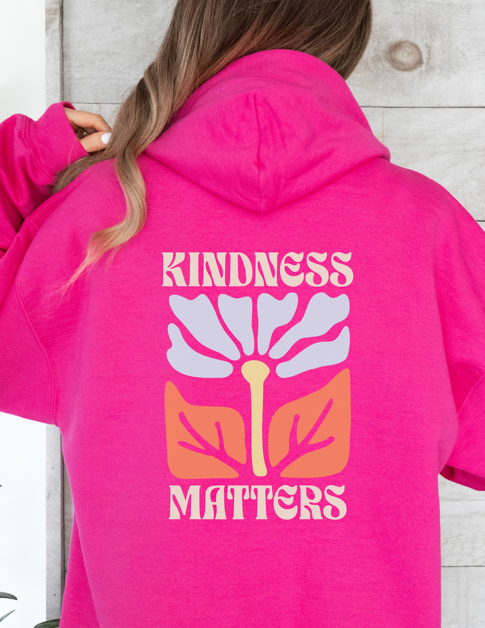 Kindness Matters Wildflower Hoodie