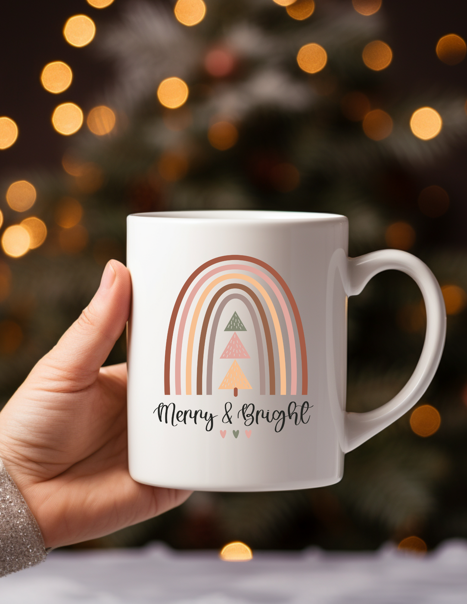 Merry & Bright Holiday Mug