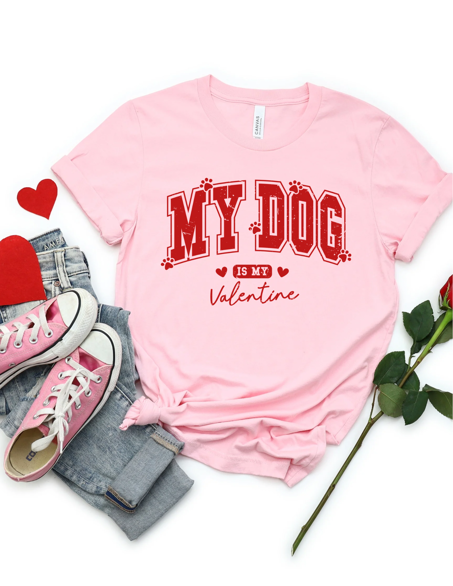 My Dog Is My Valentine Shirt