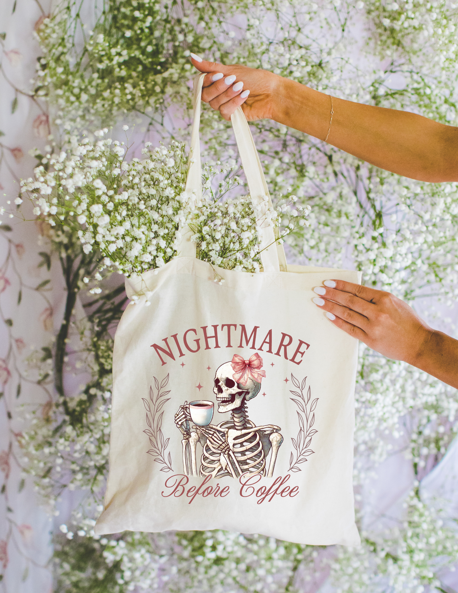 Nightmare Before Coffee Tote Bag