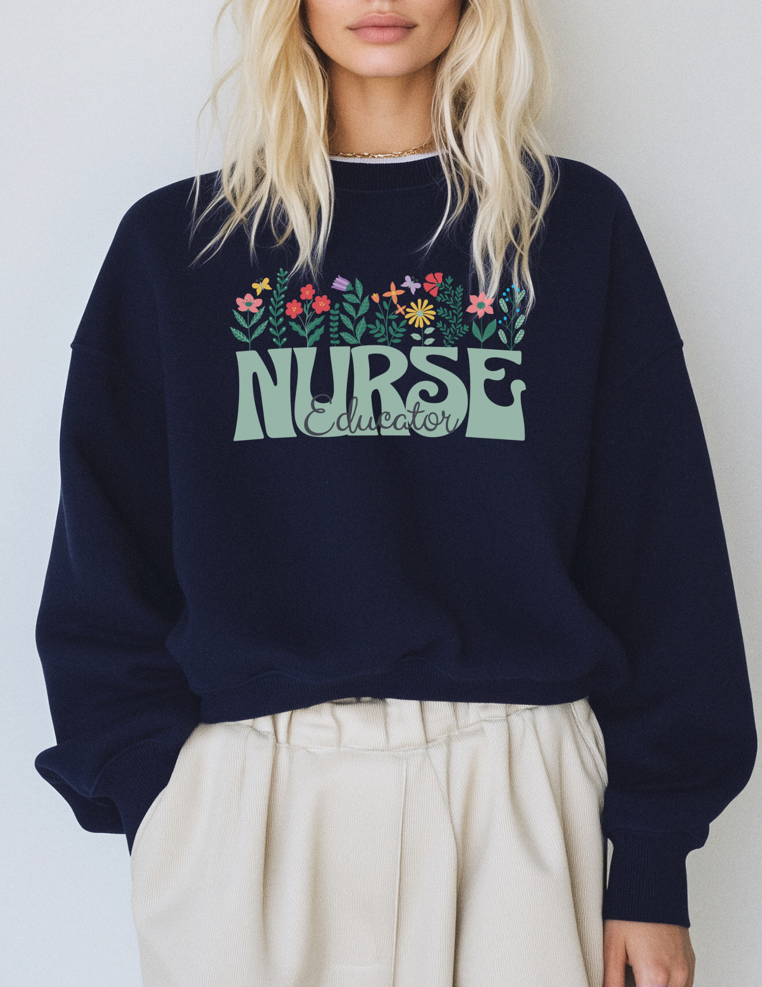 Wildflower Nurse Educator Crewneck