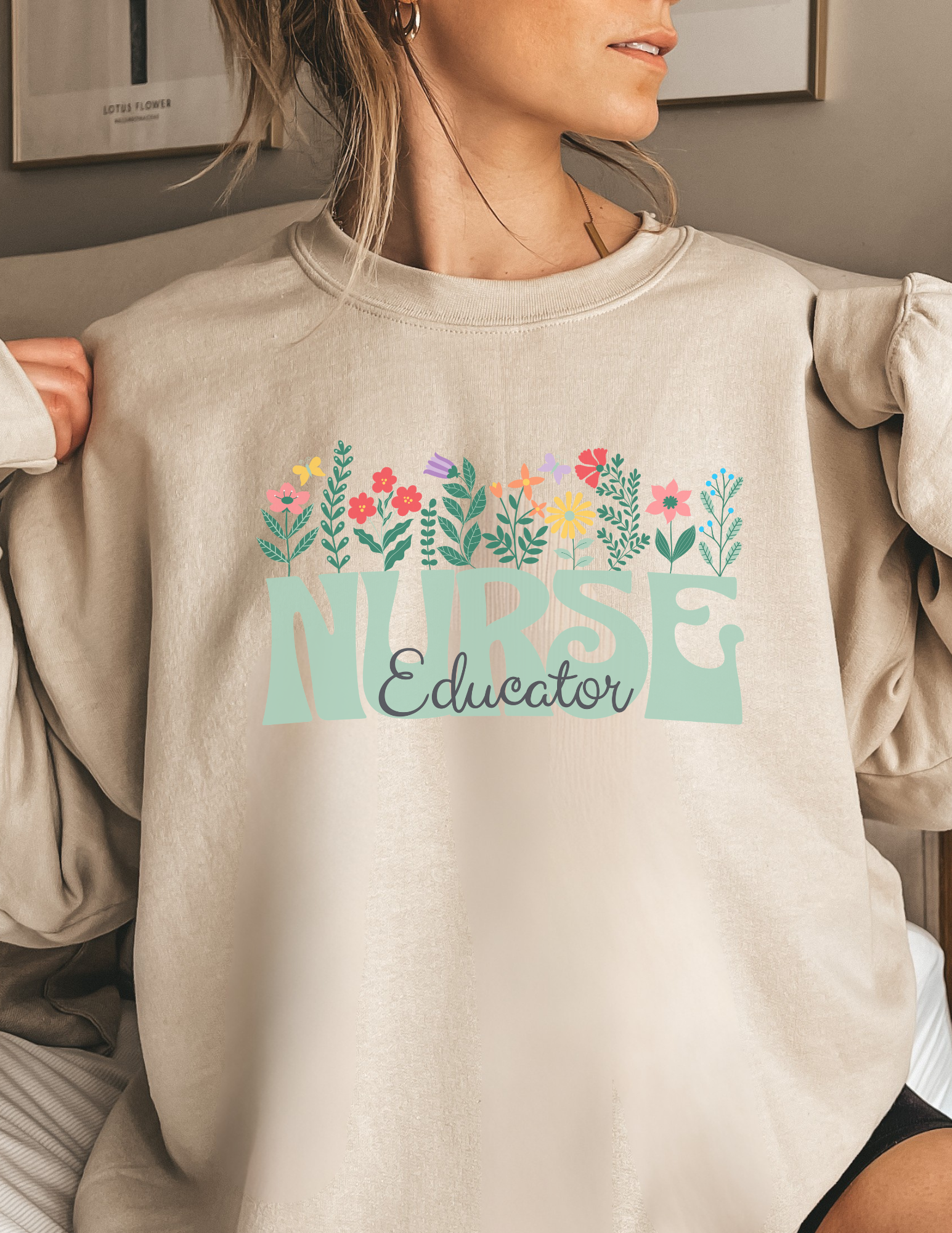 Wildflower Nurse Educator Crewneck