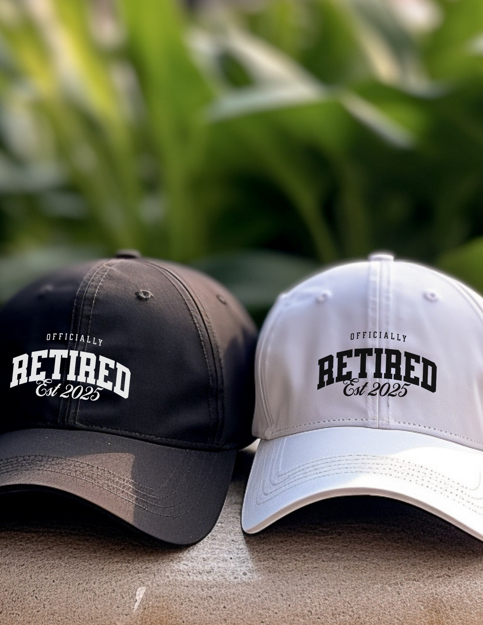 Customized Embroidered Officially Retired Hat