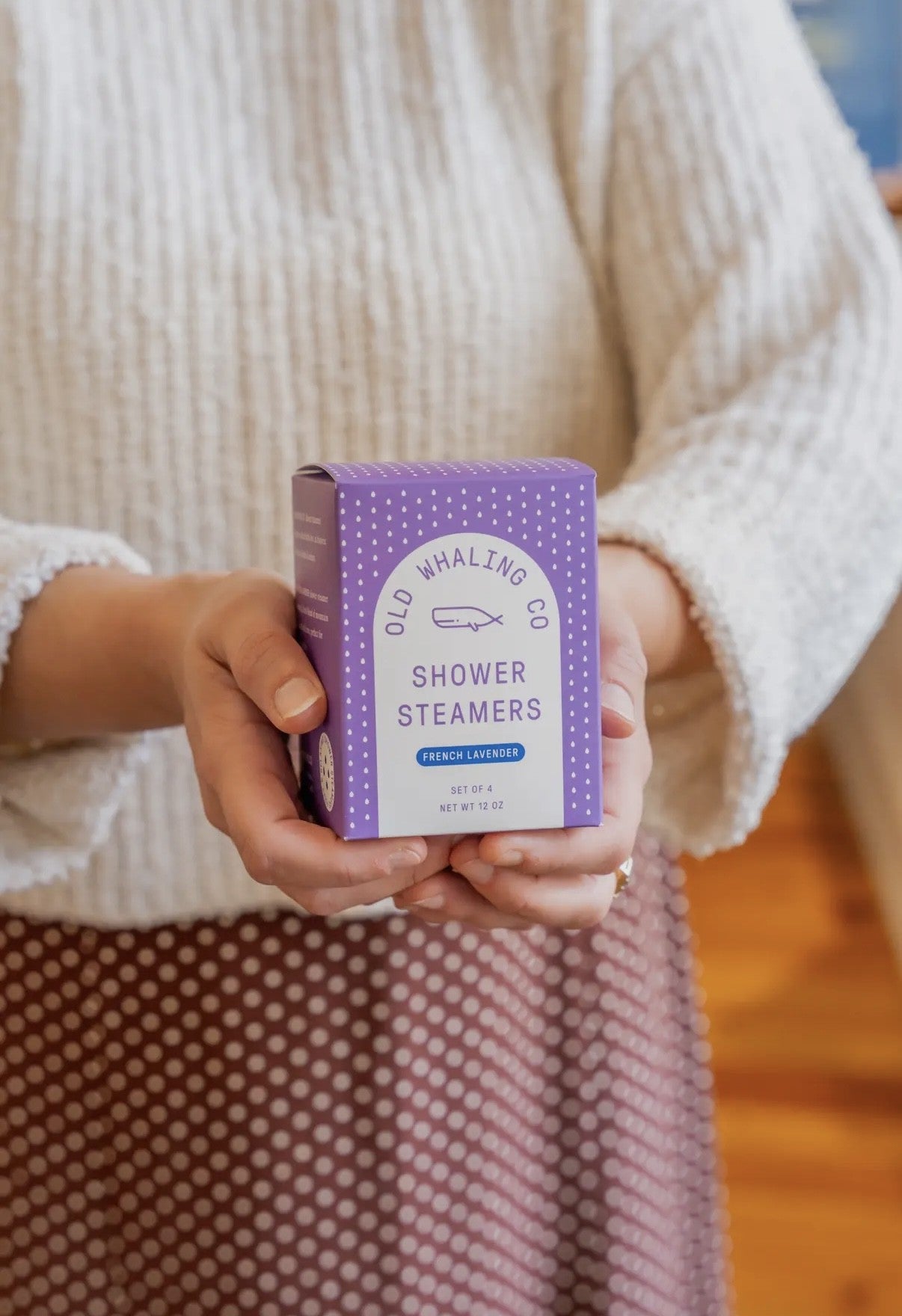 Old Whaling Co Shower Steamer- French Lavender