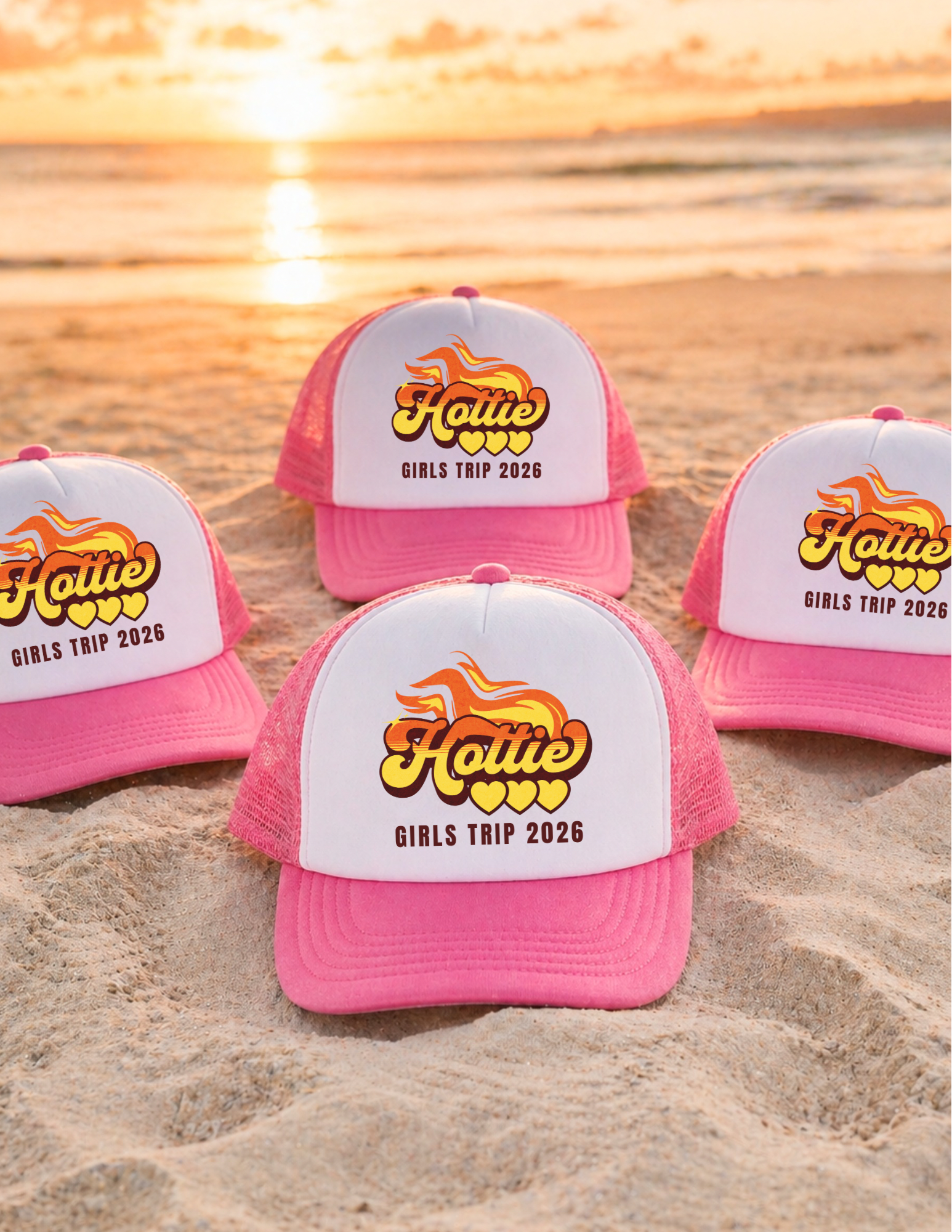 Retro Girls Trip Trucker Hat