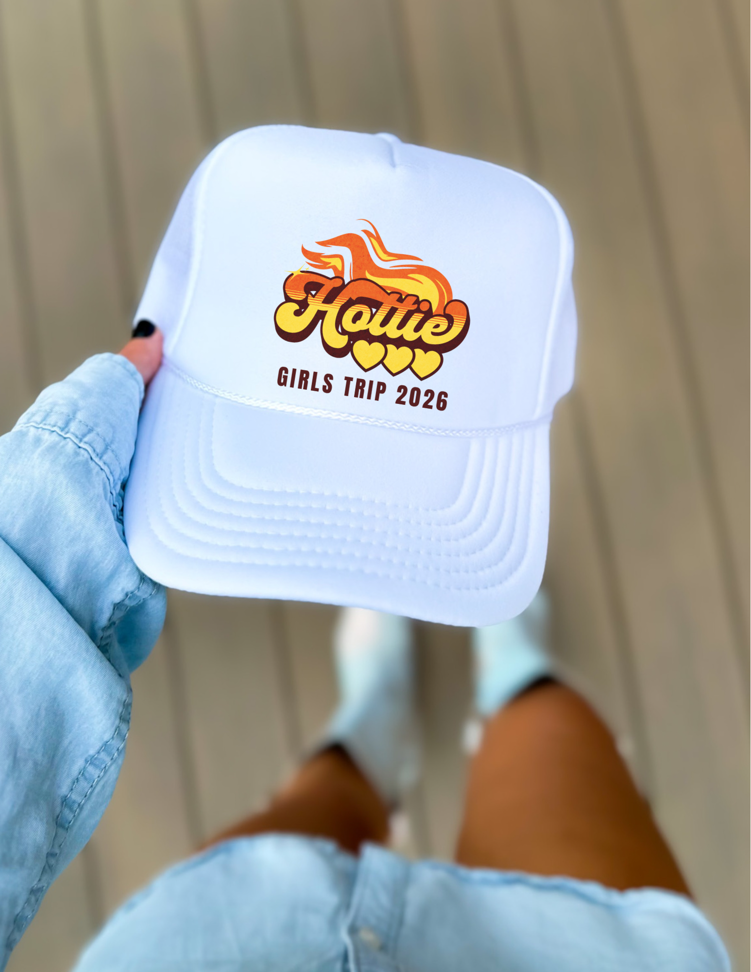 Retro Girls Trip Trucker Hat