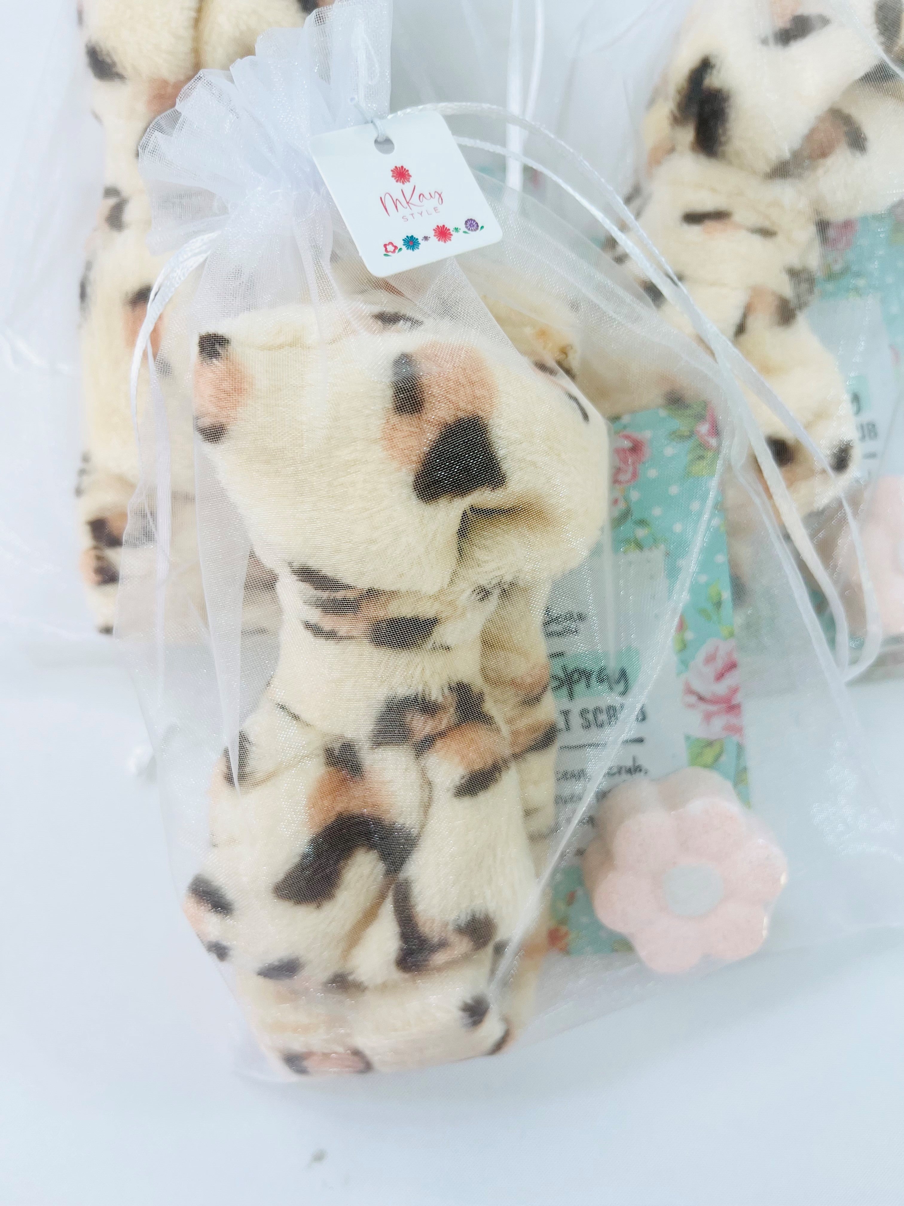 Leopard Print Spa Party Favor