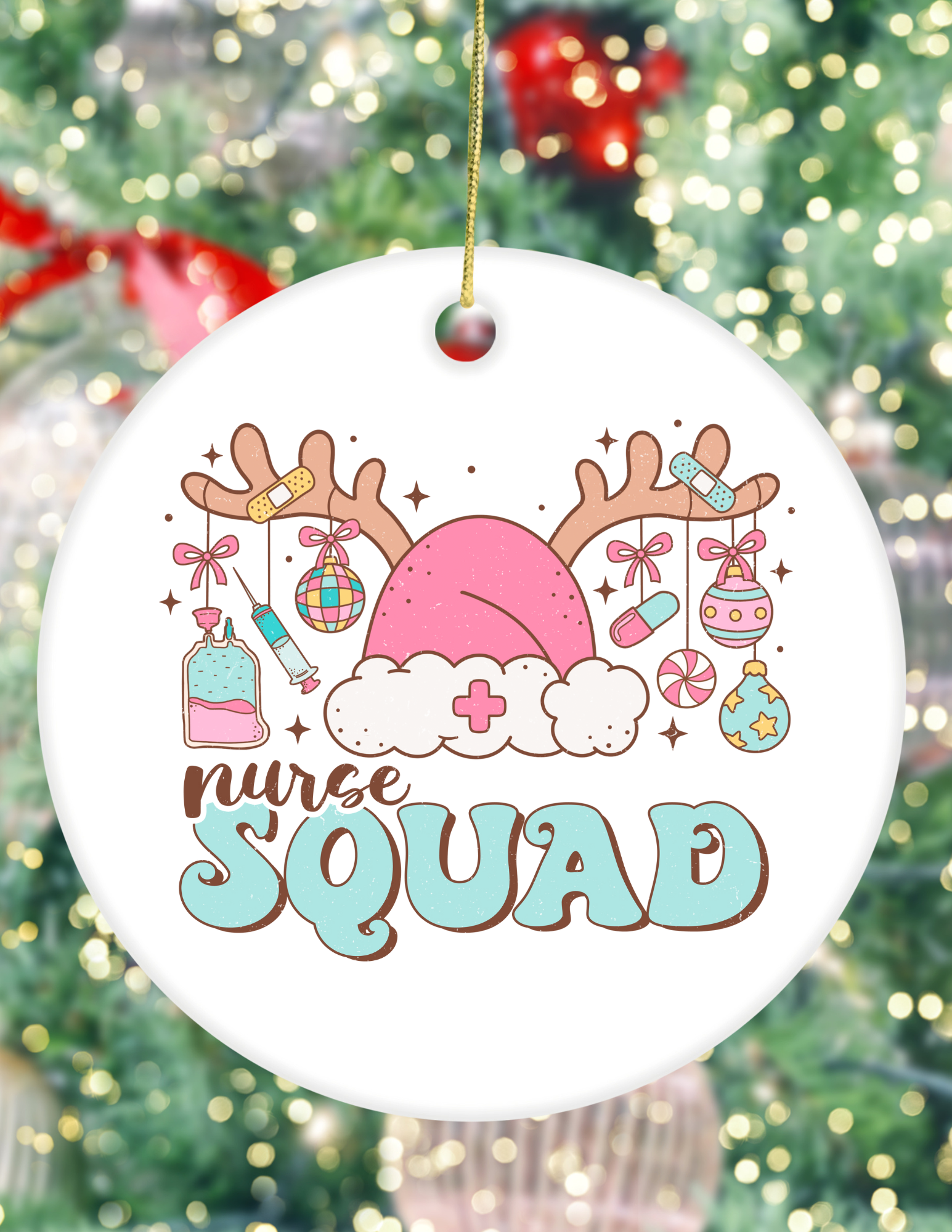 Personalized Nurse Squad Ornament