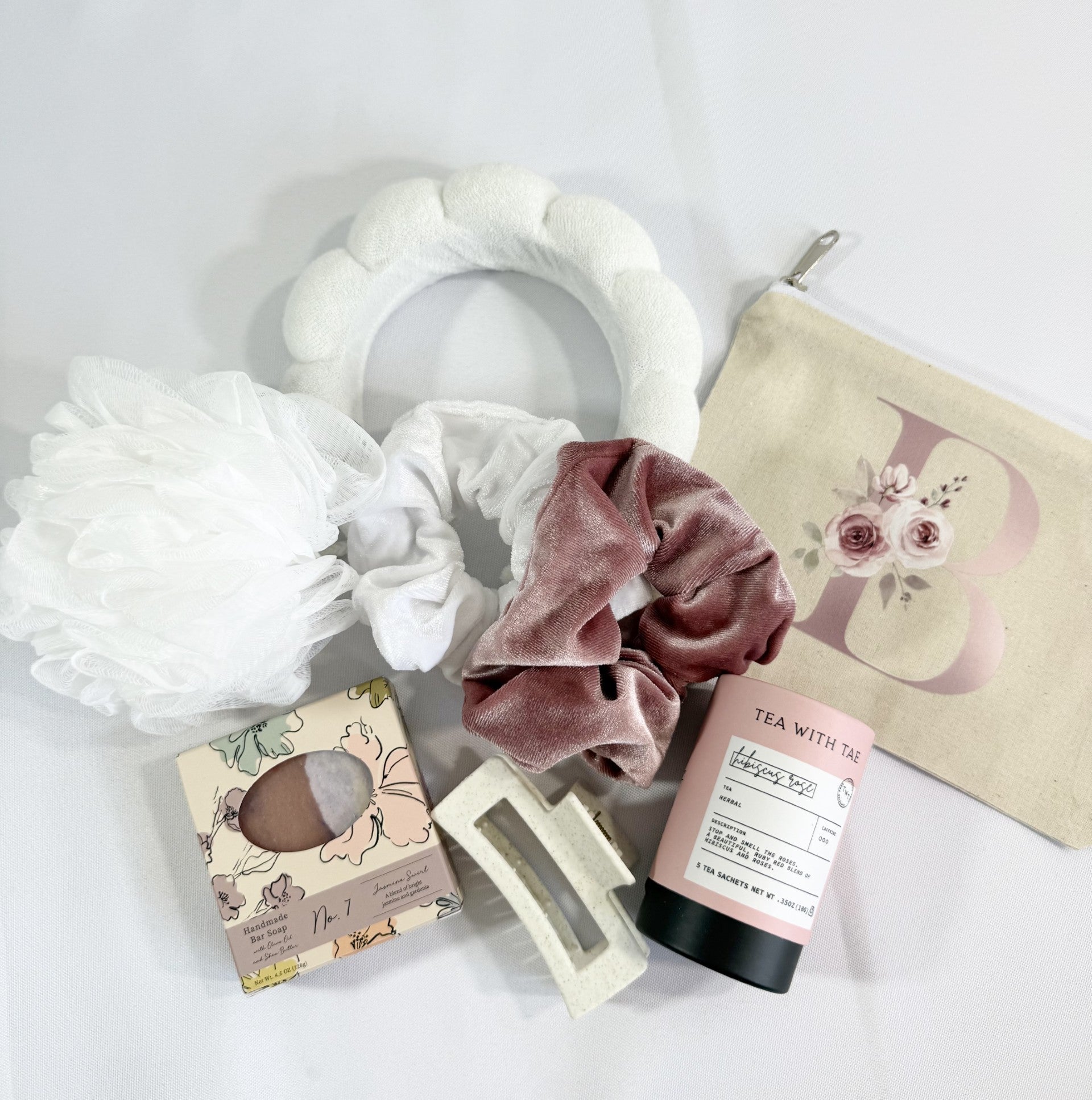 Custom Floral Spa Gift Box For Her