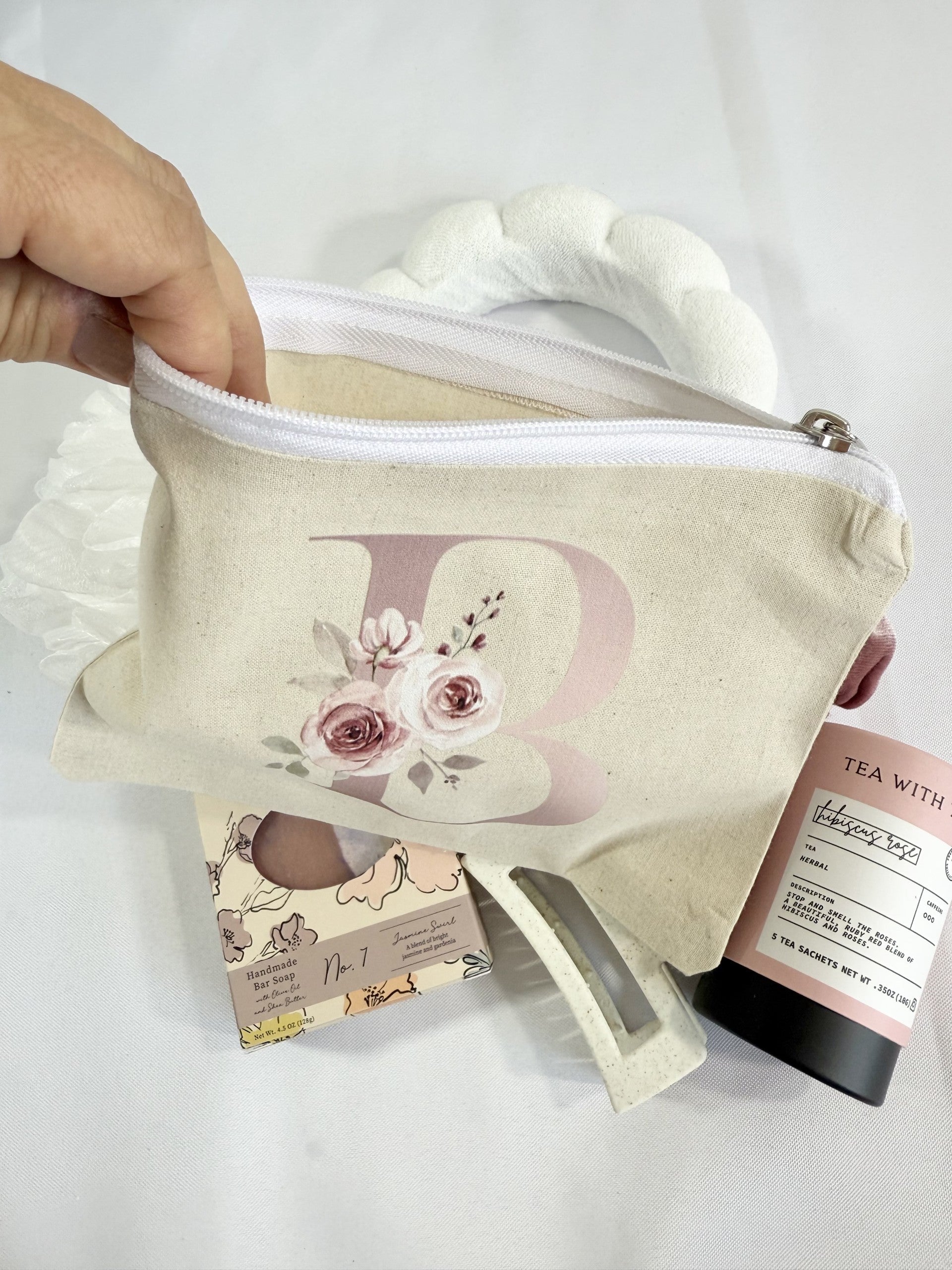 Custom Floral Spa Gift Box For Her