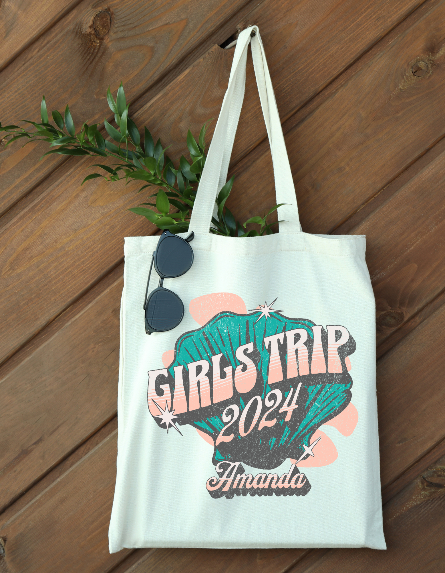 Shell Girls Trip Tote Bag