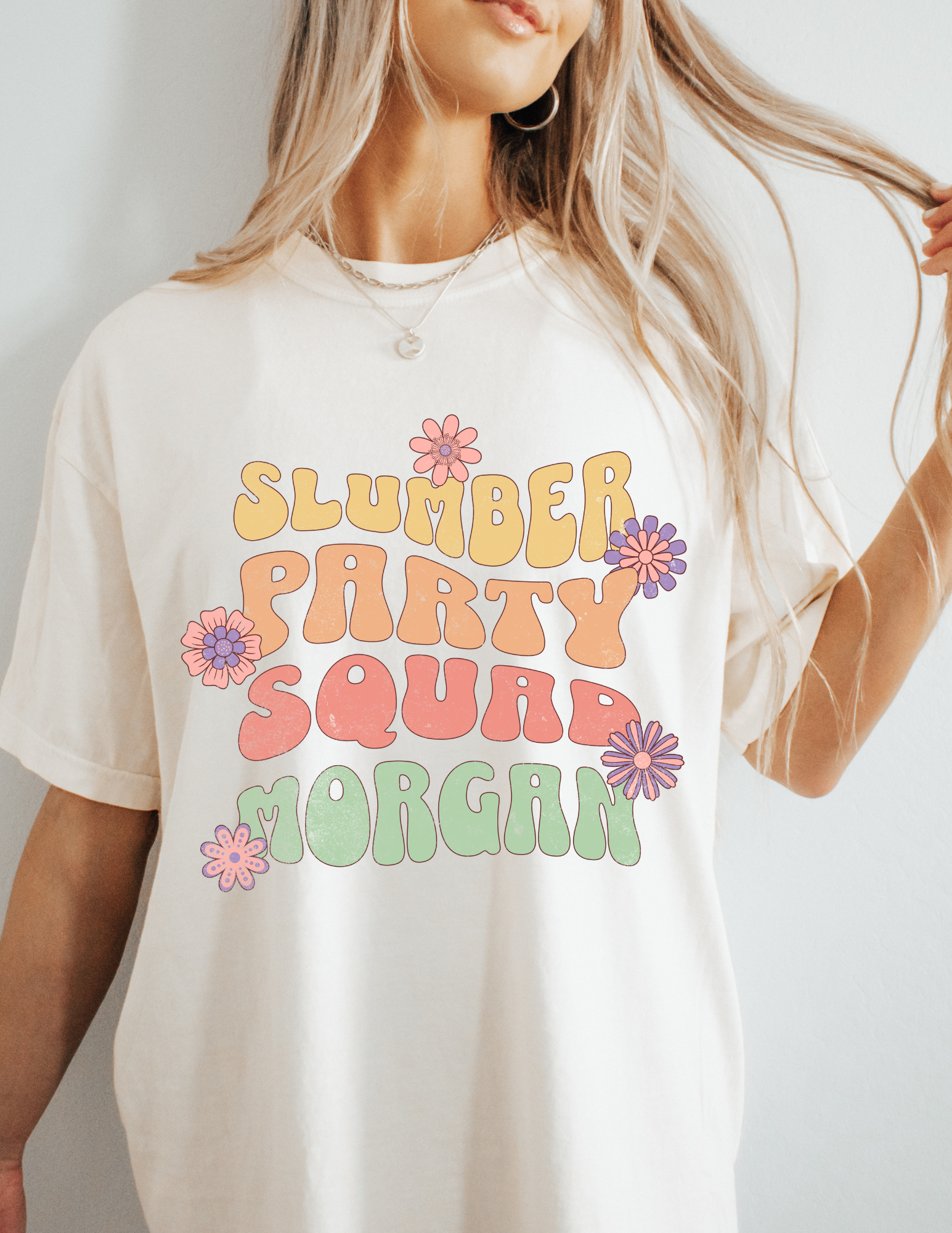 Slumber Party Squad Shirt- Comfort Colors