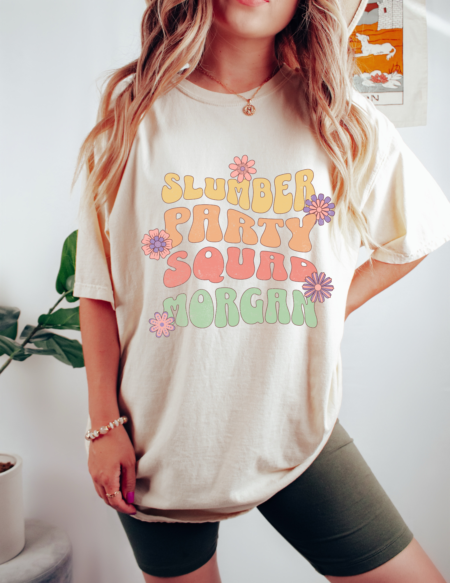 Slumber Party Squad Shirt- Comfort Colors