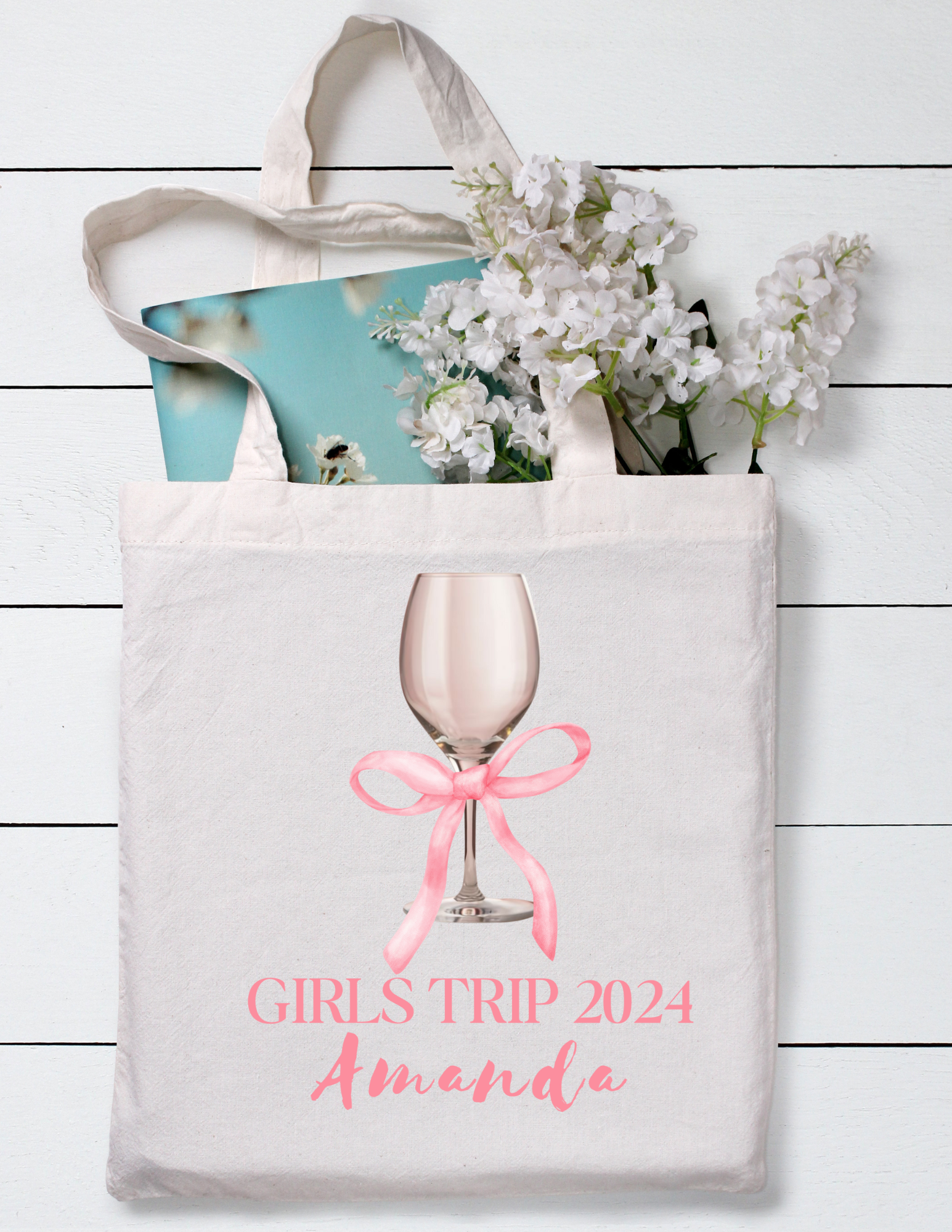 Soft Girl Aesthetic Girls Trip Tote Bag