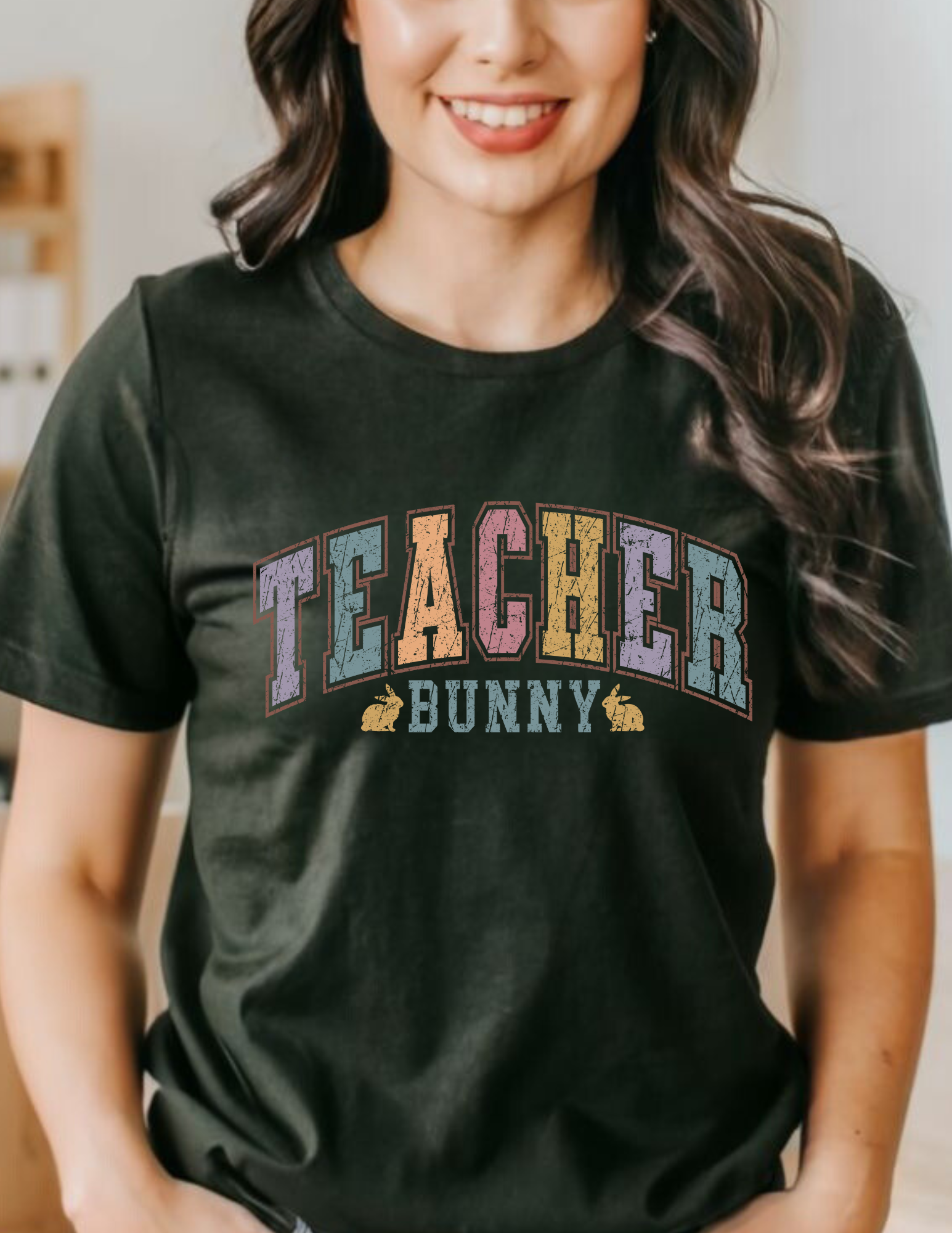 Teacher Easter Bunny Shirt