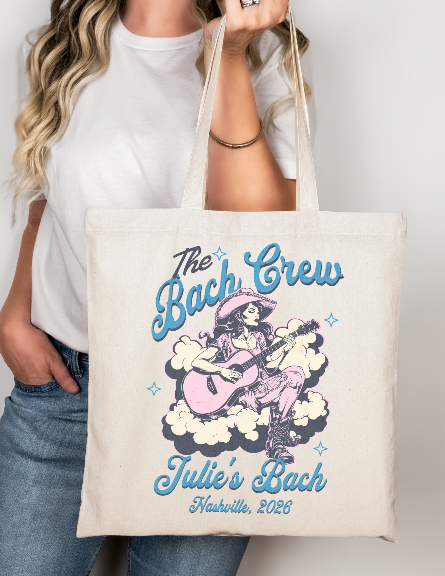 Custom Vintage Cowgirl Bachelorette Party Shirt