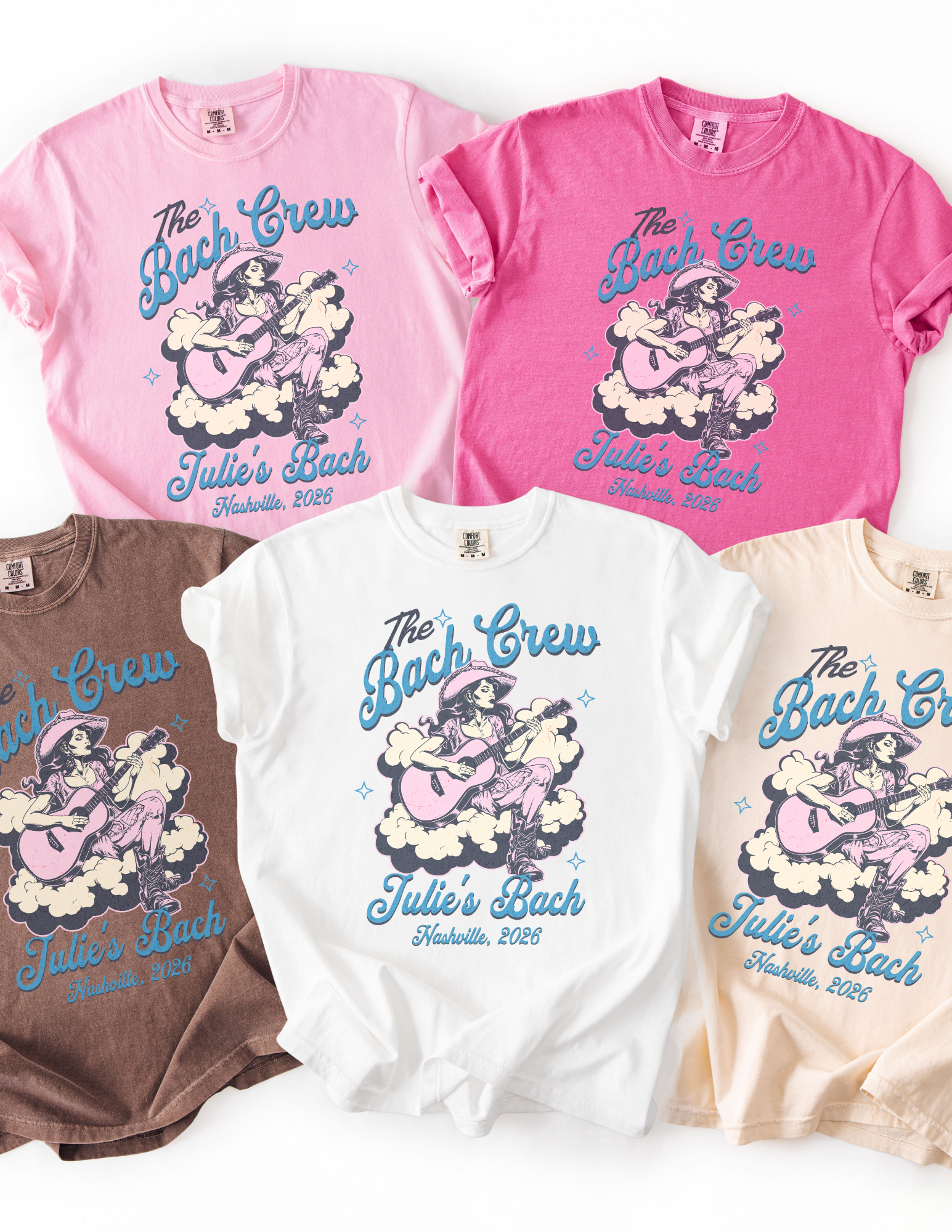 Custom Vintage Cowgirl Bachelorette Party Shirt